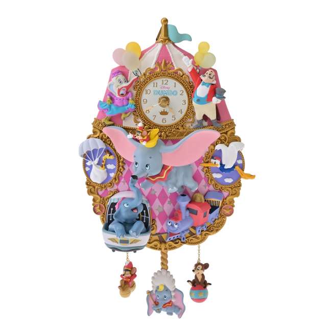 [訂購] [JDS] 🎪 DISNEY DUMBO 85TH ANNIVERSARY Dumbo LED掛牆鐘 {TF261005}