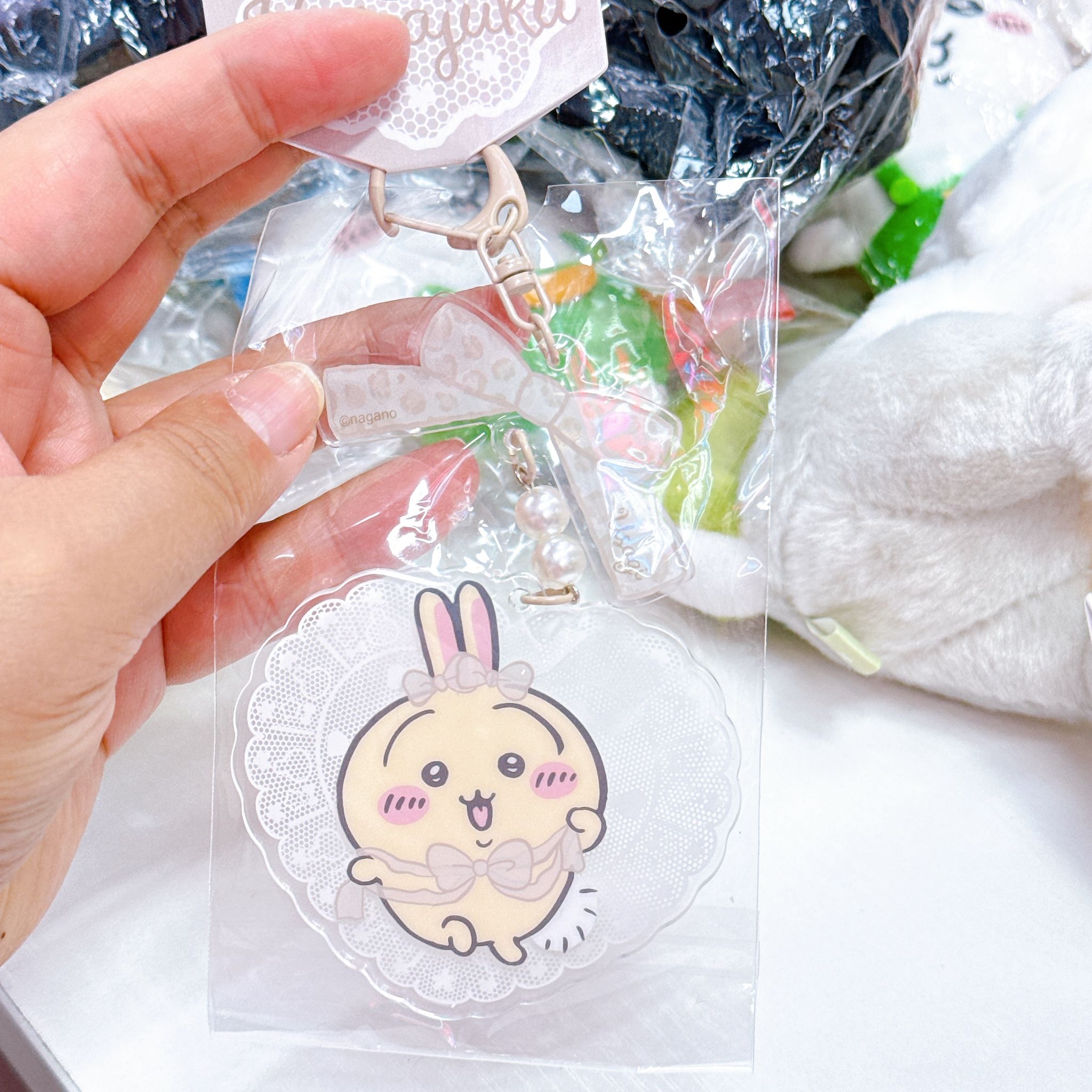 日本直送日本版chiikawa原宿限定 兔兔掛飾