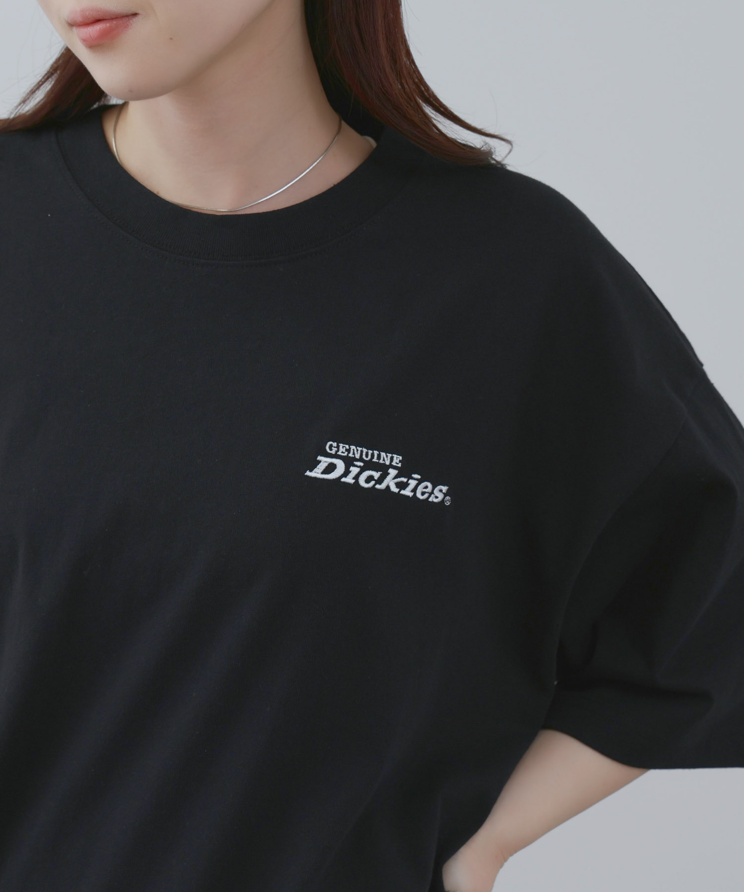 🆕【⭐訂購⭐】  🇯🇵日本直送 🌀❣️ #情侶裝❣️Dickies 牛仔布logo貼花 刺繡 寬鬆輪廓 短袖TEE[2款選] 🌀 [ELJA-0102][261111]