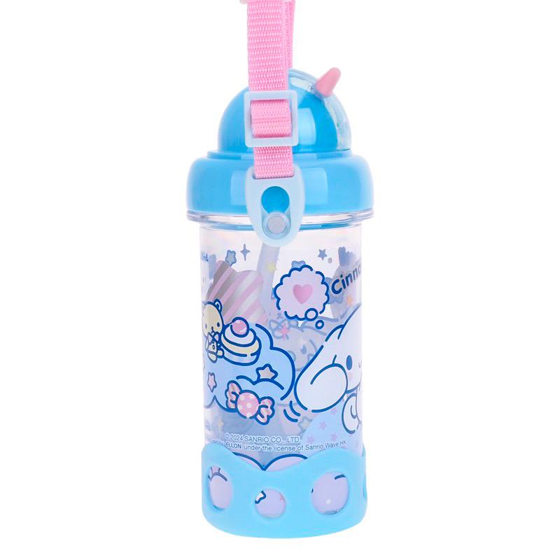 Cinnamoroll 450ml BPA & BPS Free 膠水樽連飲管及頸繩 型號: 9-7780-3