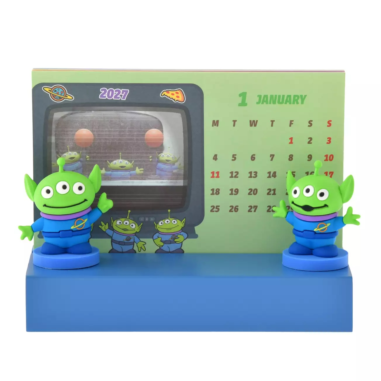 🌸 【預訂】Toy Story Desk Calendar - CALENDAR ＆ ORGANIZER 2027 -28/8新品