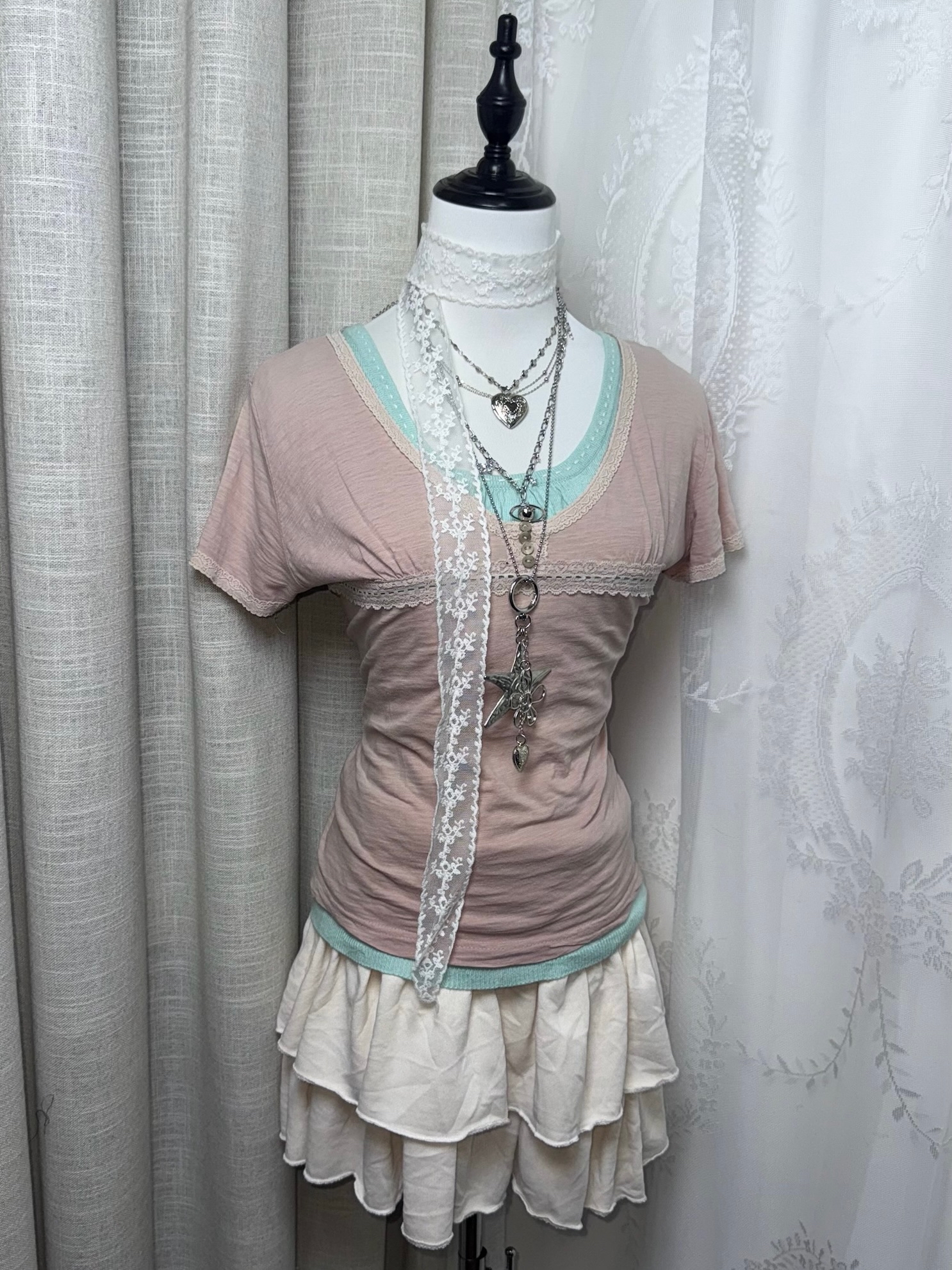 Pastel Layered Morigirl Set