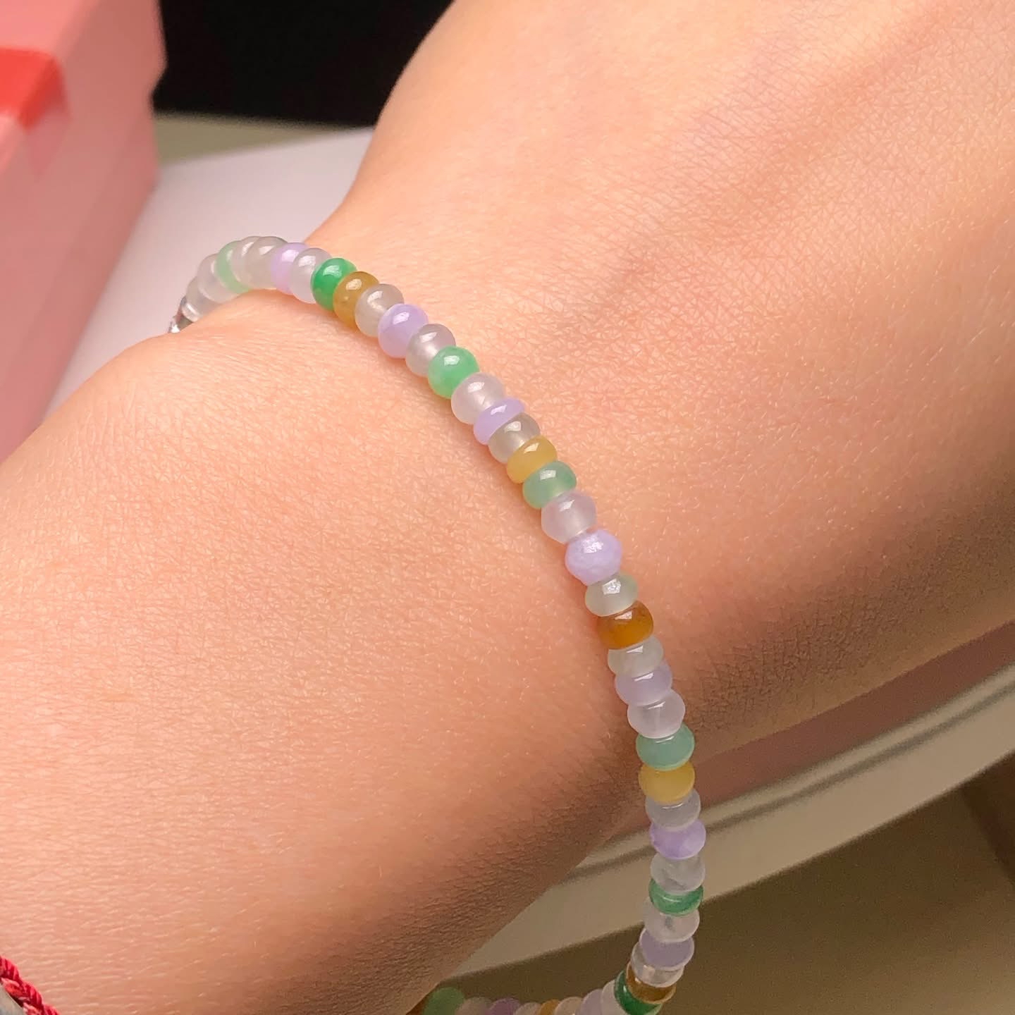 3.9mm小算盤珠多寶手串 #YK00020