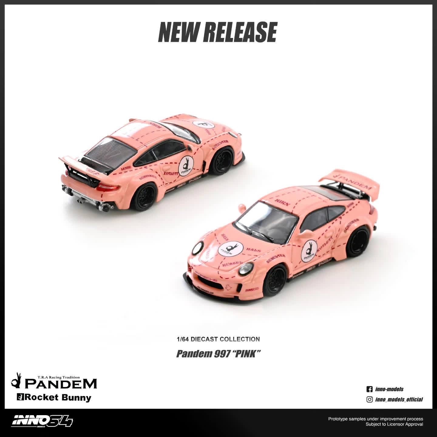 （預訂 Pre Order） INNO64 ( IN64-997P-PPIG ) PANDEM 997 PINK PIG