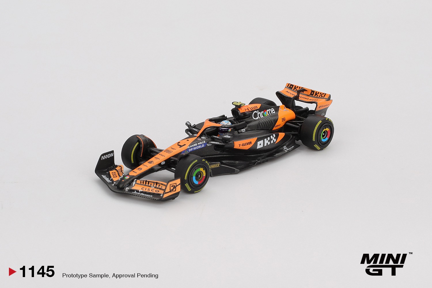 Mini GT 1/64 McLaren MCL38 #4 Lando Norris 2024 F1 2024 Hungarian GP 2nd Place - MGT01145-L