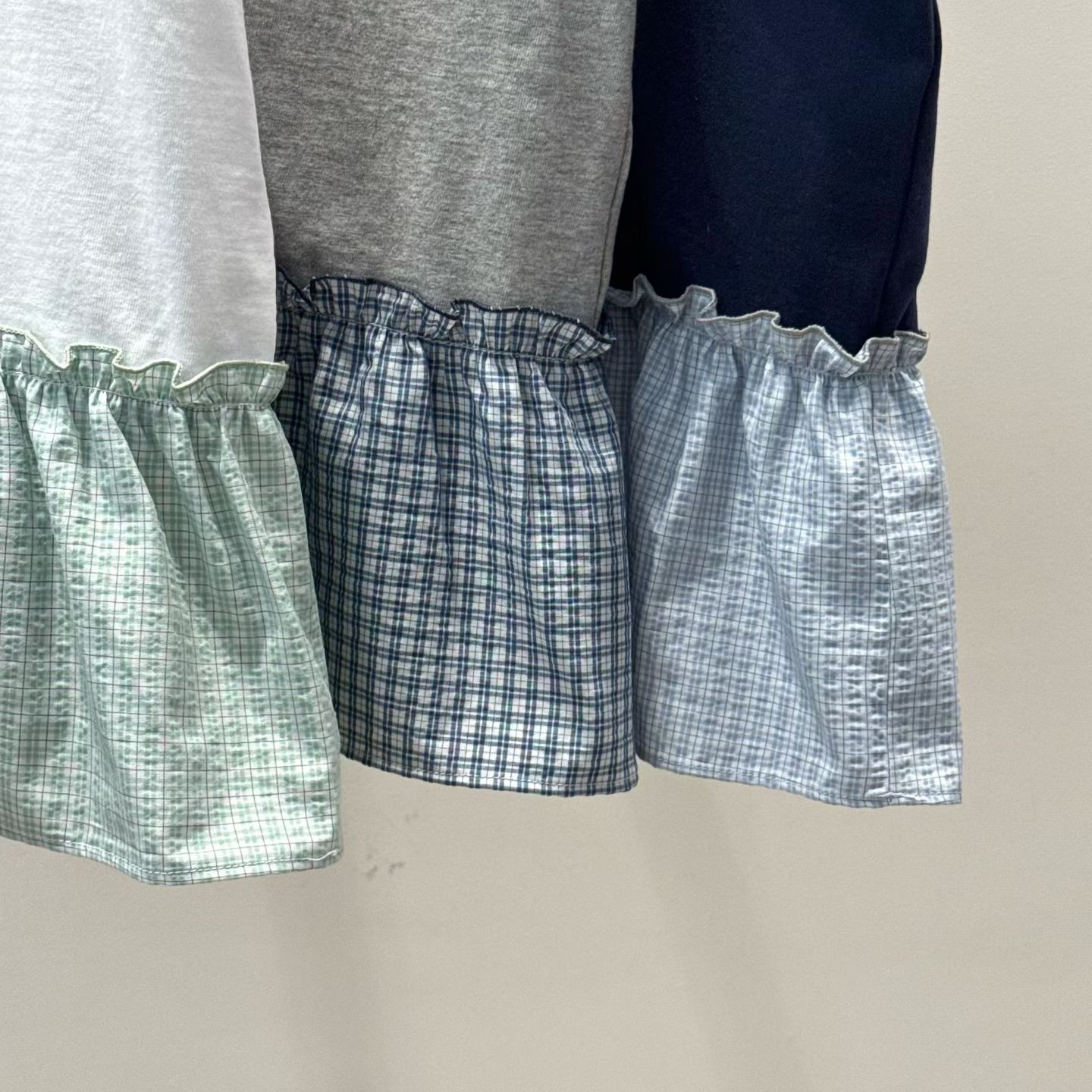 Reve 拼格仔棉Top