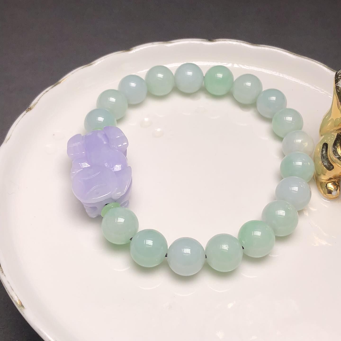 滿紫貔貅木那珠手串