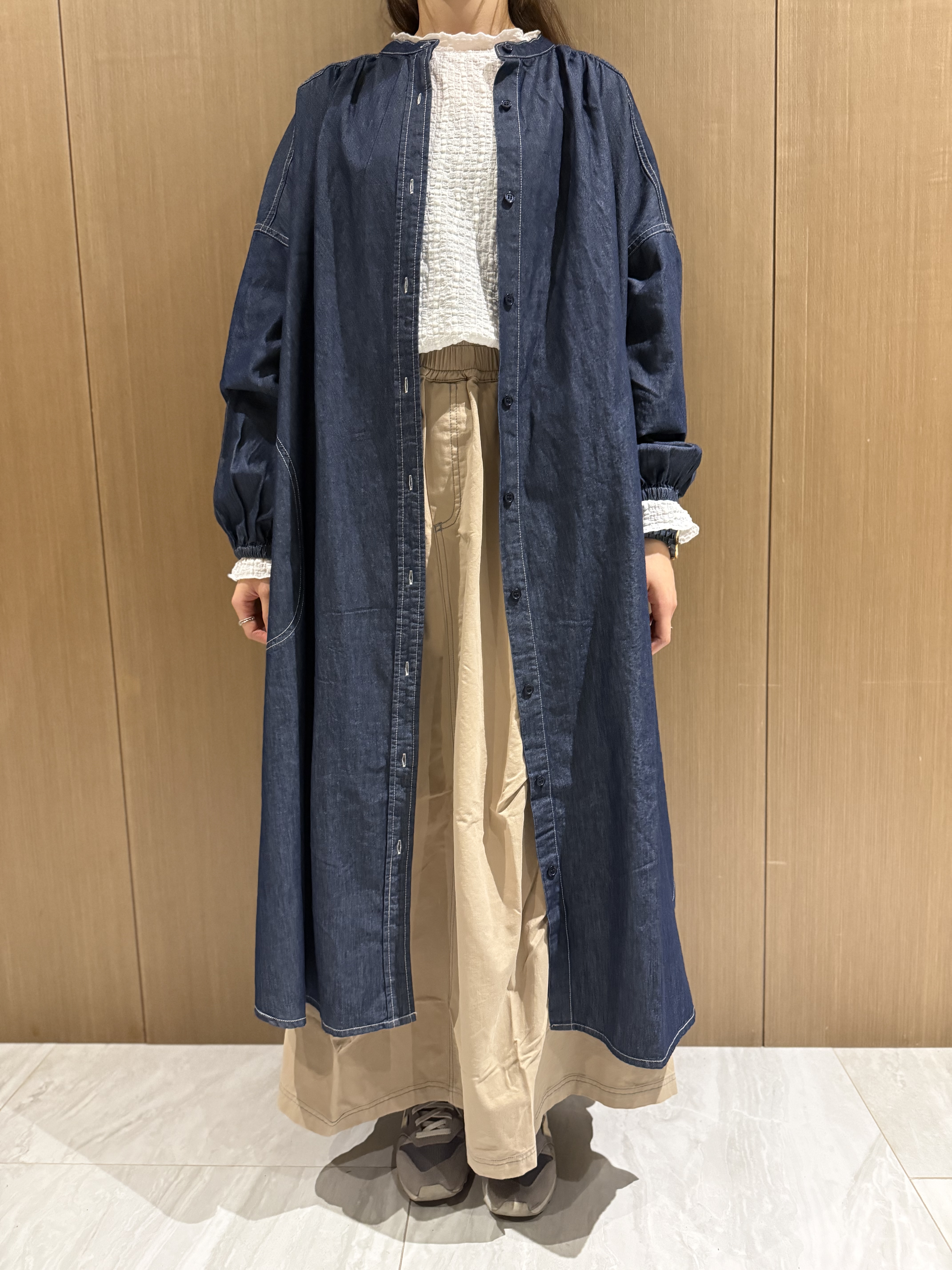 明線薄牛仔𝐎𝐏𝐒/外套