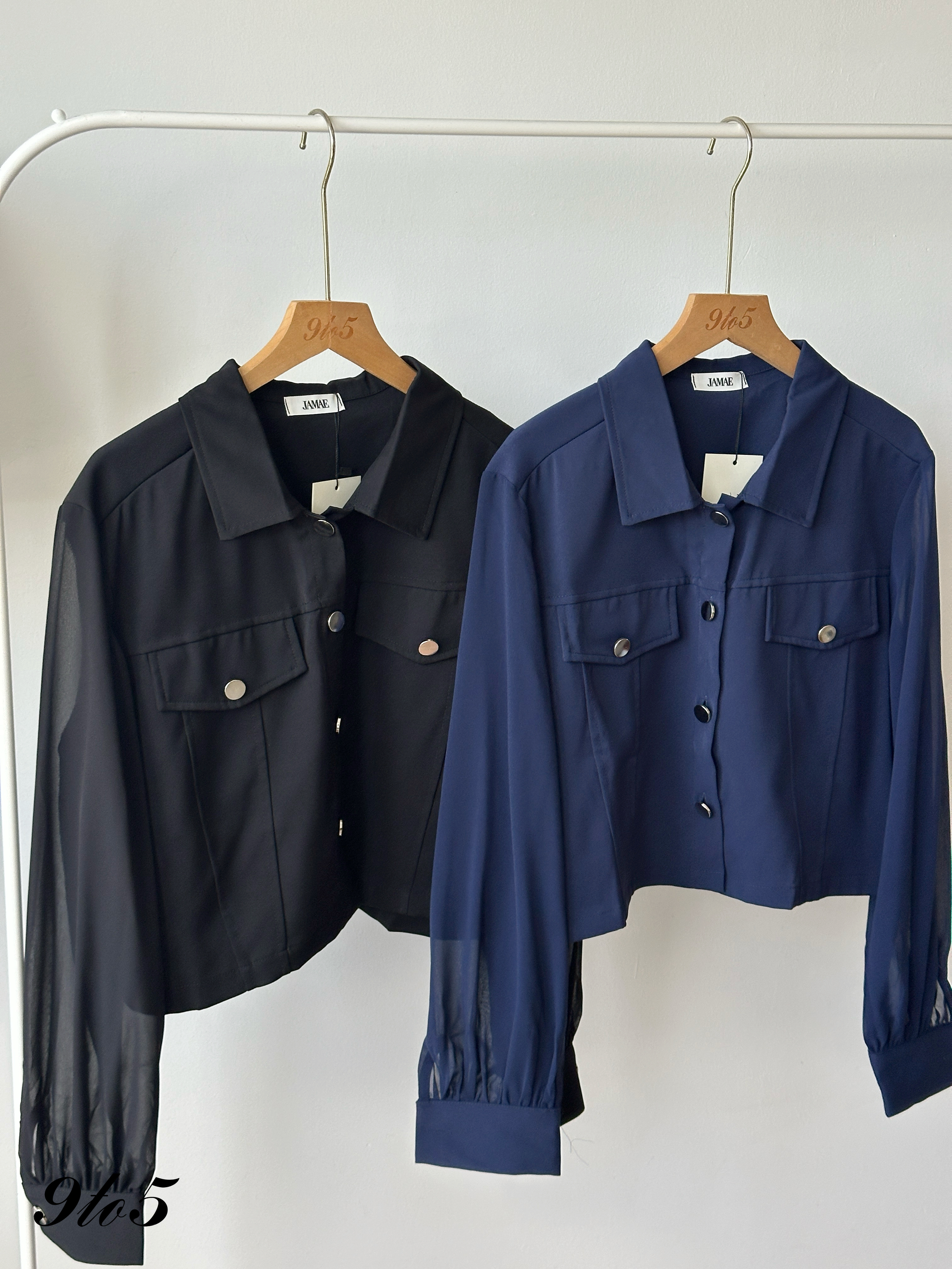 T4366 Long Sleeve Button Up Shirt - 4 Colors 