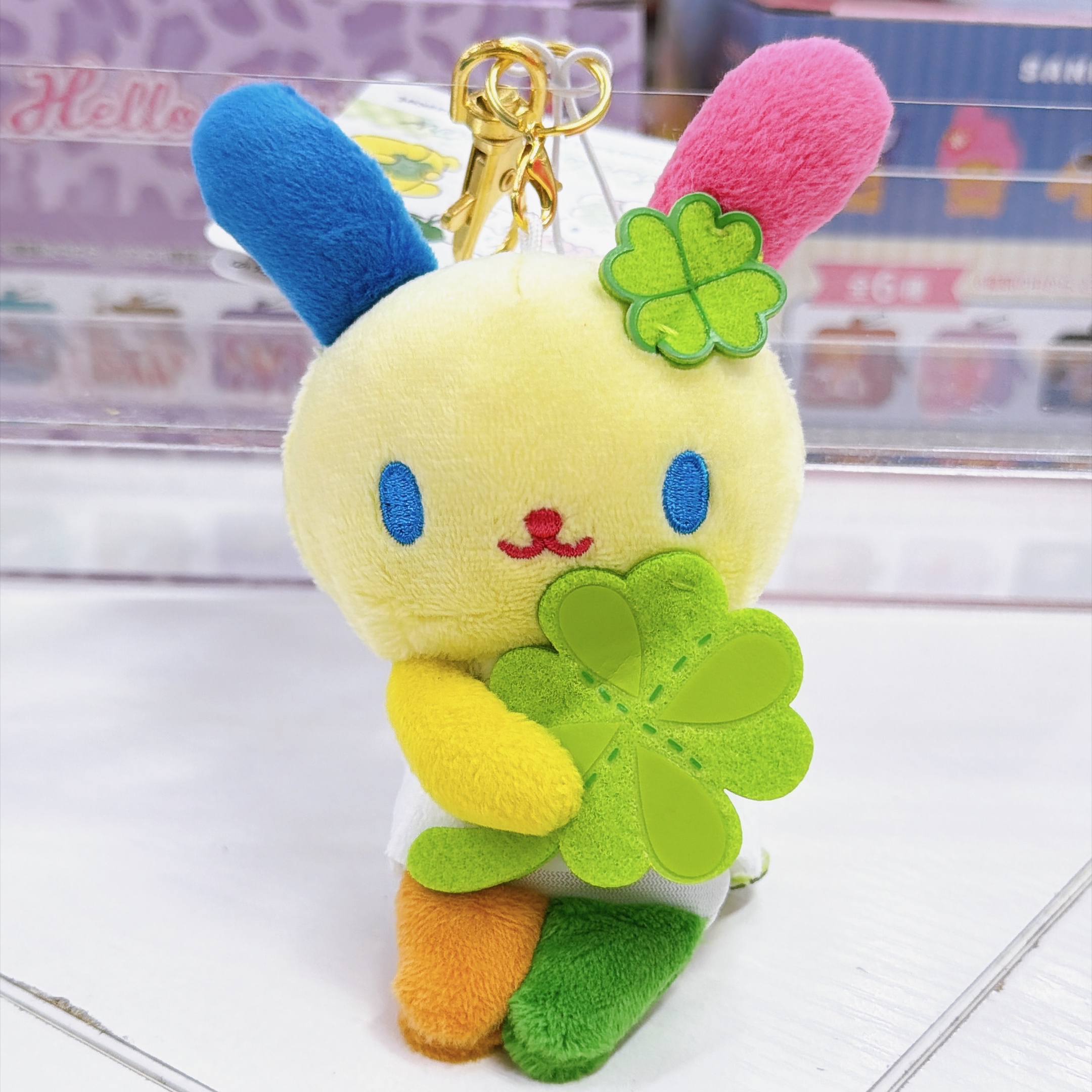 日本直送Sanrio usahana 四葉草公仔掛飾