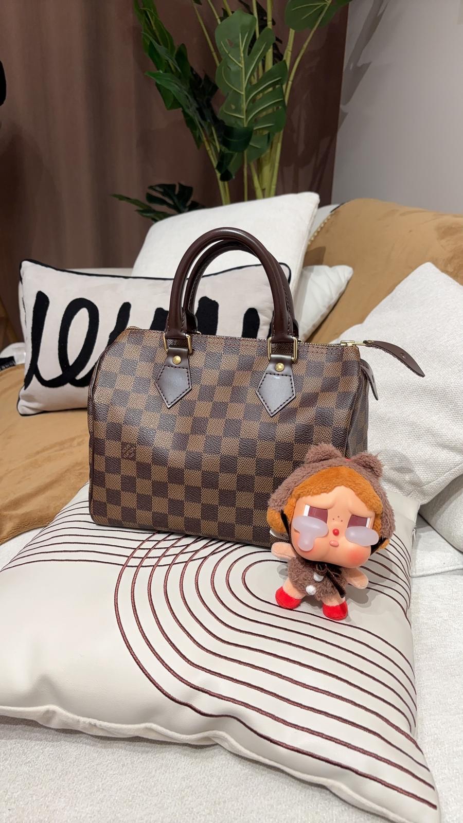 LV Speedy 25 Damier 100%Authentic, 98%New ✅Dust bag