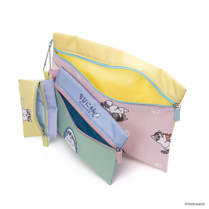日本預訂📍日本Mofusand圖案拉鏈收納袋套裝 24/4日本開售