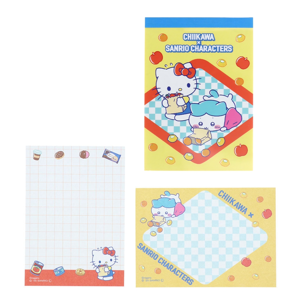 日本 Chiikawa x Sanrio characters memo
