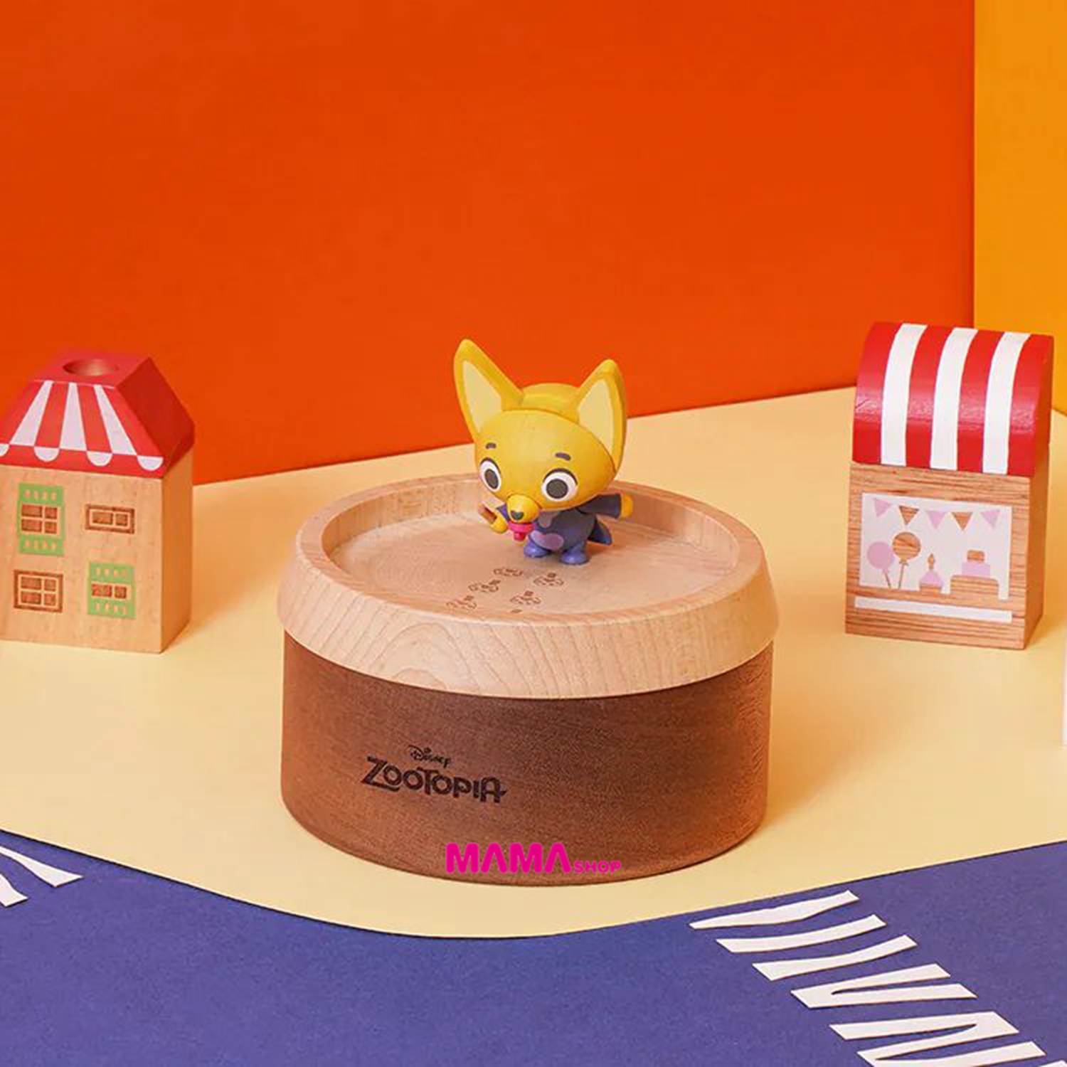 台灣直送迪士尼Zootopia 優獸大都會木收納盒
