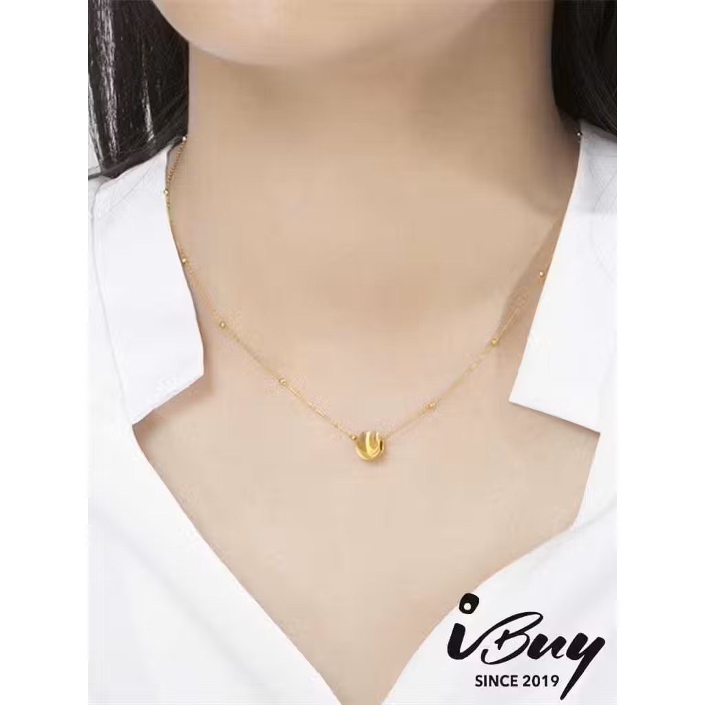 999 GOLD CAT EYE CHARM BEAD 999 金 猫眼路路通串咀