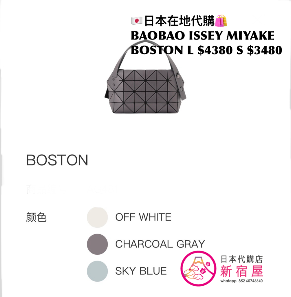 BAOBAO ISSEY MIYAKE BOSTON L/S