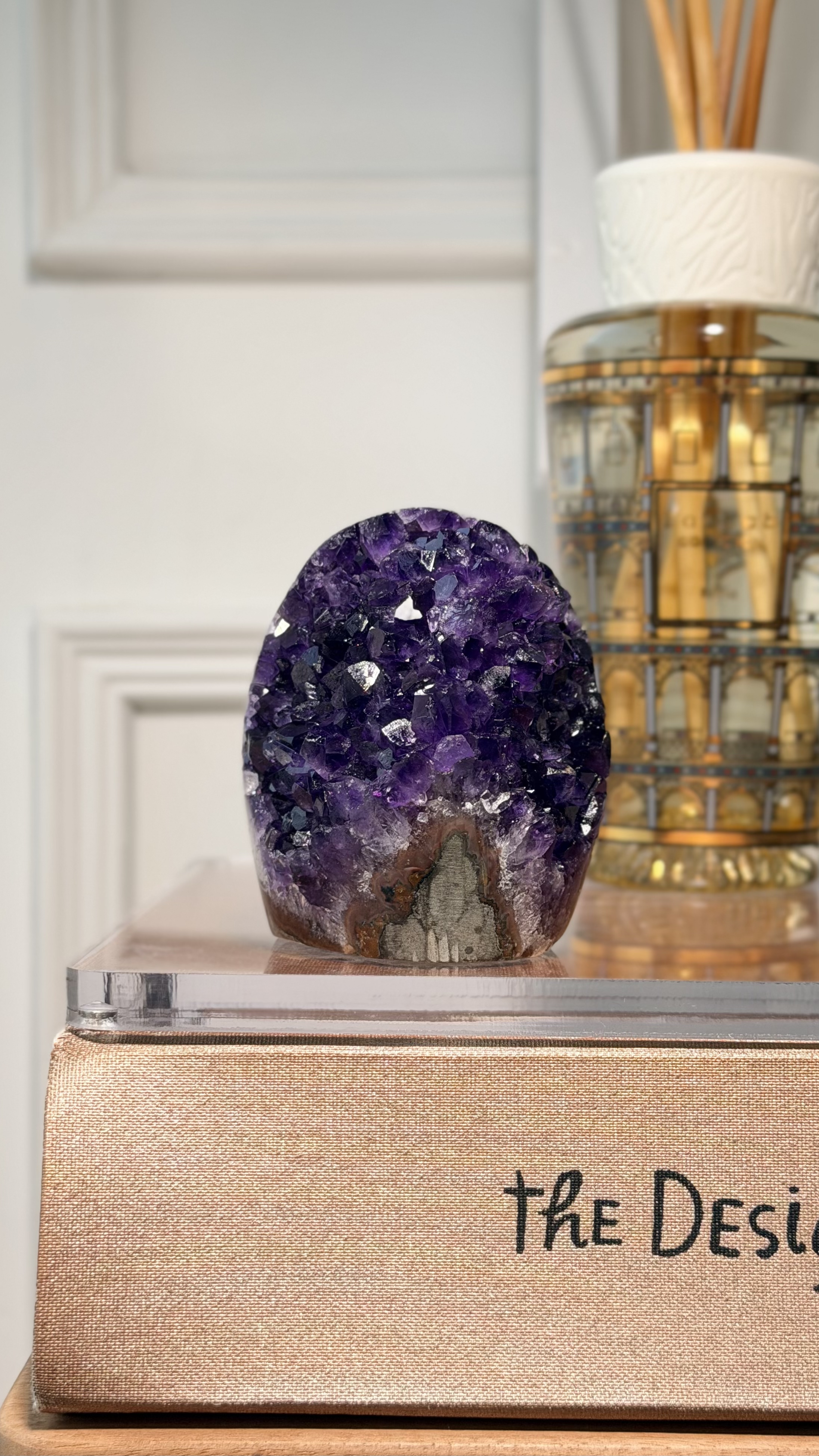 ༒ Uruguay 頂級帝王紫 7.5cm紫晶鎮༒ AM3001C31GA7A-RA28*AST