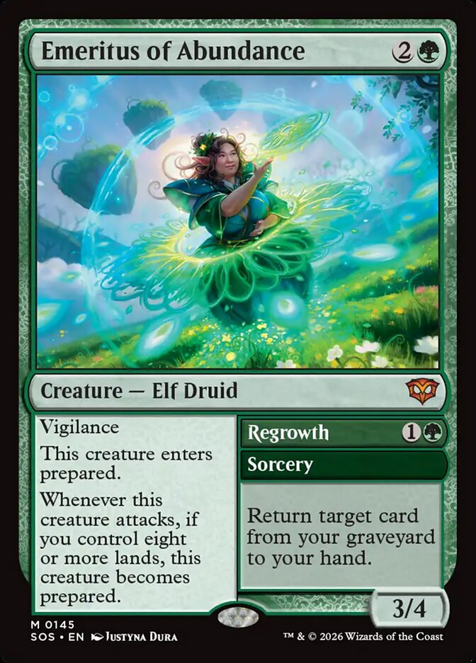 [EN] Emeritus of Abundance // Regrowth [SOS-145] M