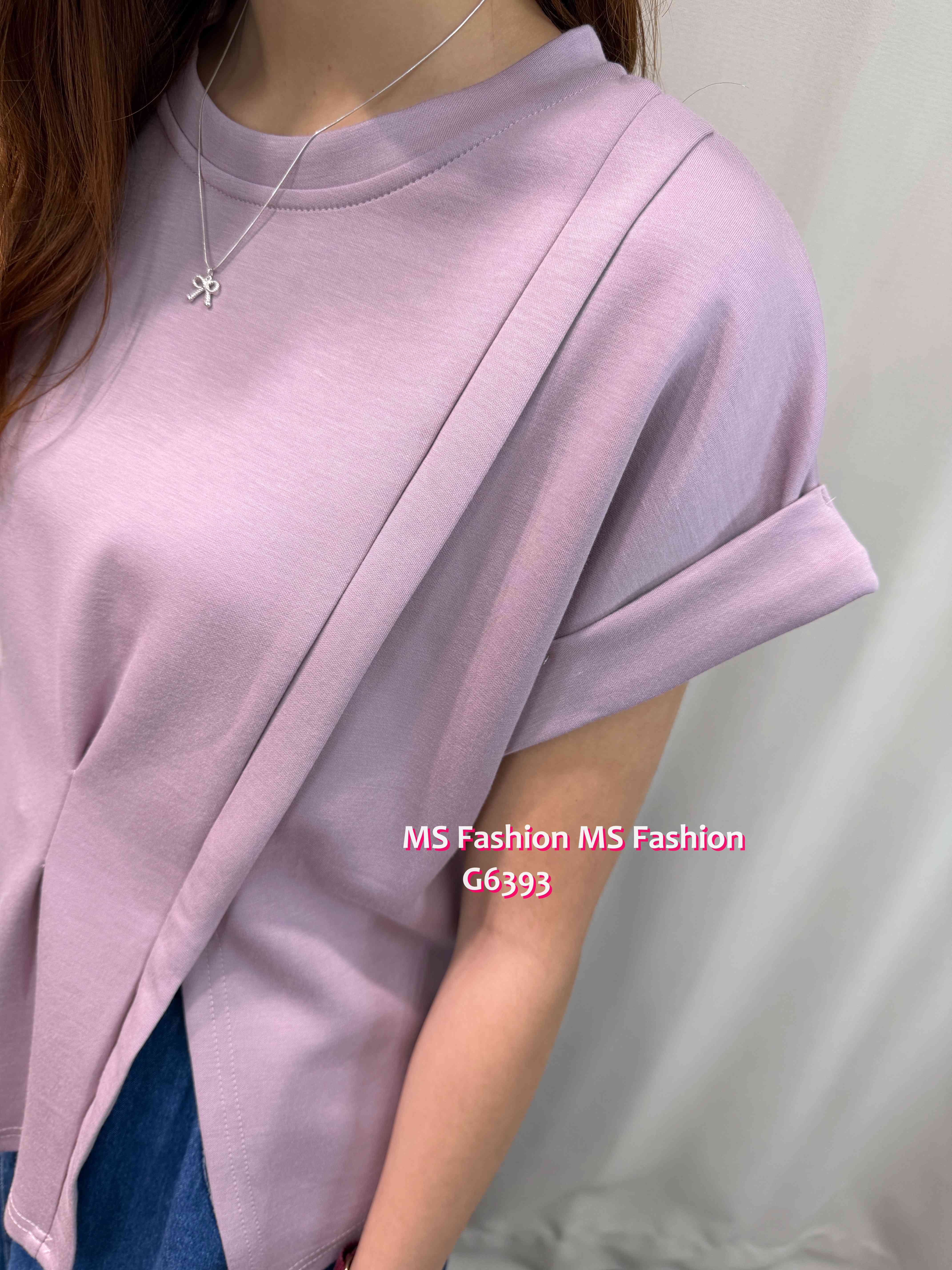 G6393 靚色開叉腳top