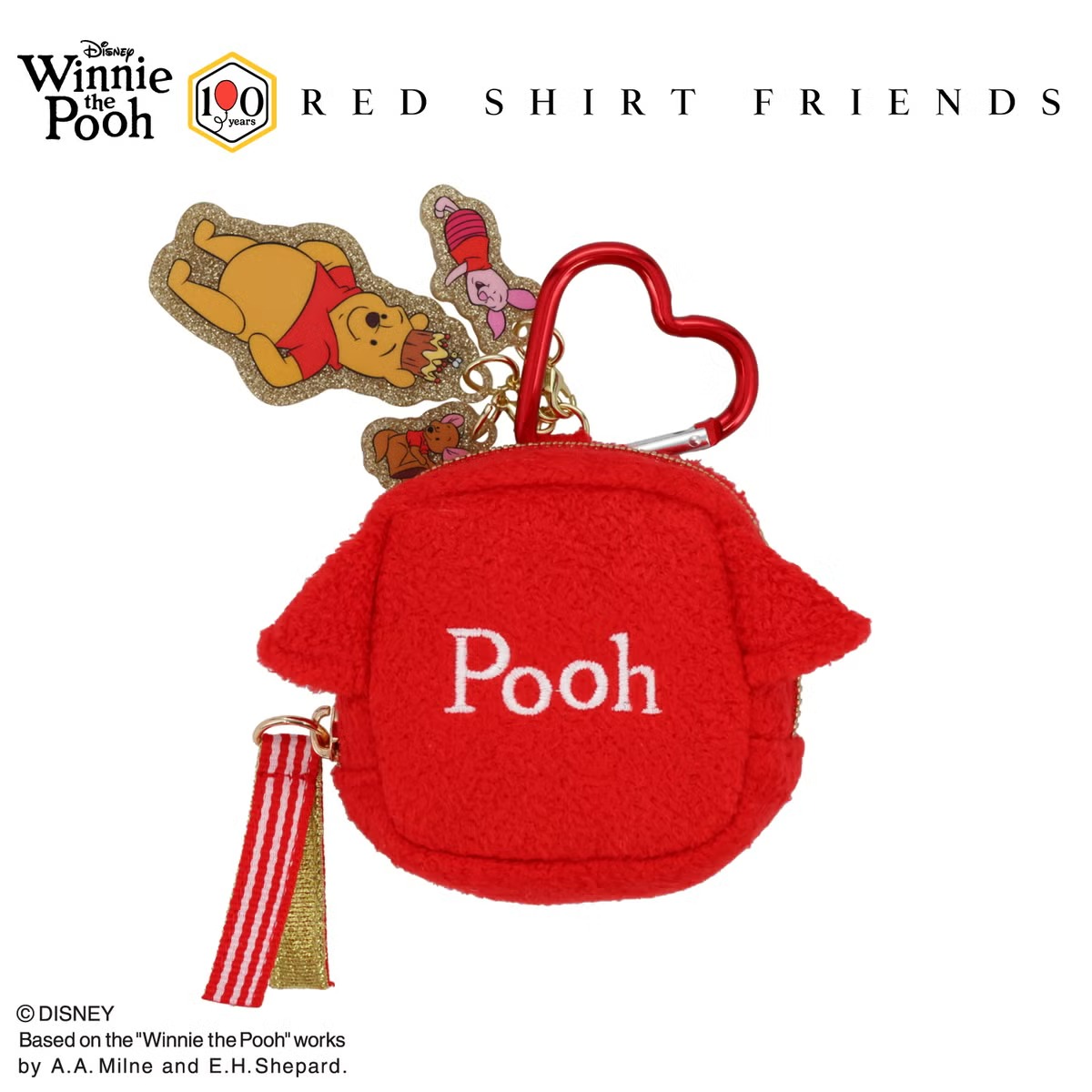 🌸 【預訂】Red Shirt Friends Series-Mini Pouch