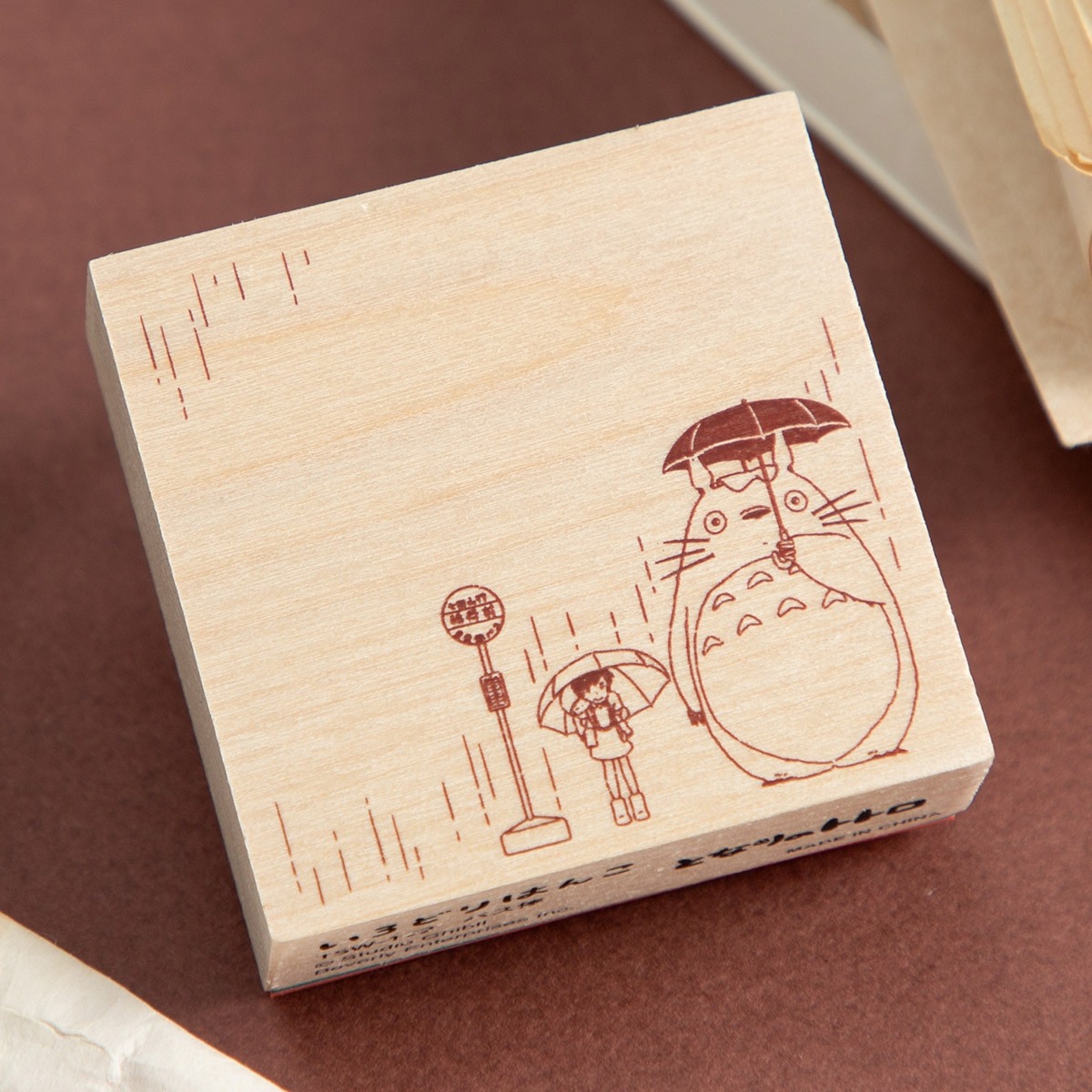 現貨｜龍貓 My Neighbor Totoro 宮崎駿 日版 Beverly 木製 印章 印仔 (TSW-192)