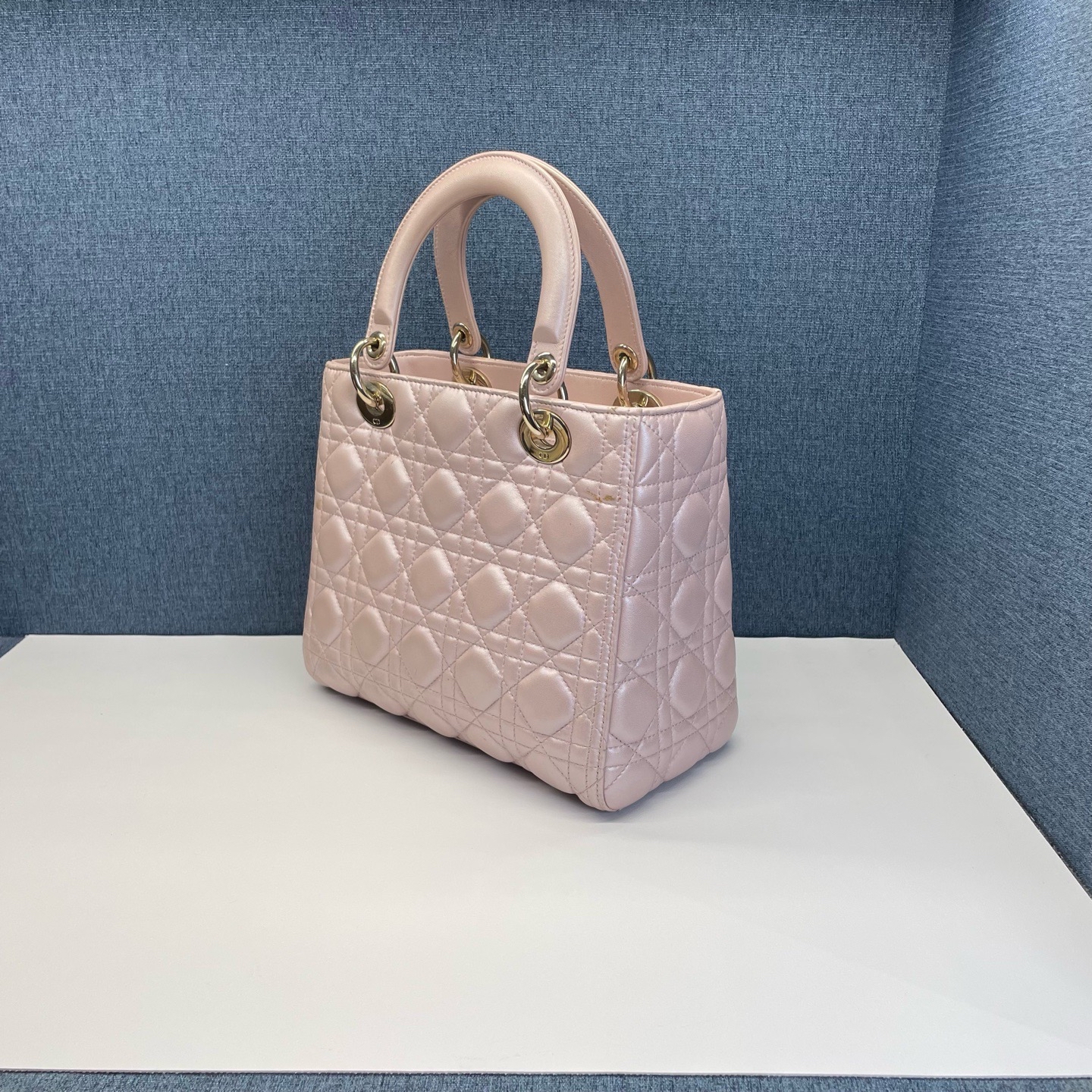 【預訂貨品】Dior粉色五格戴妃包