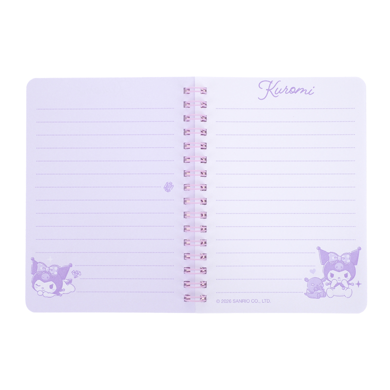 Kuromi Mini Wire-O Notebook 線圈簿