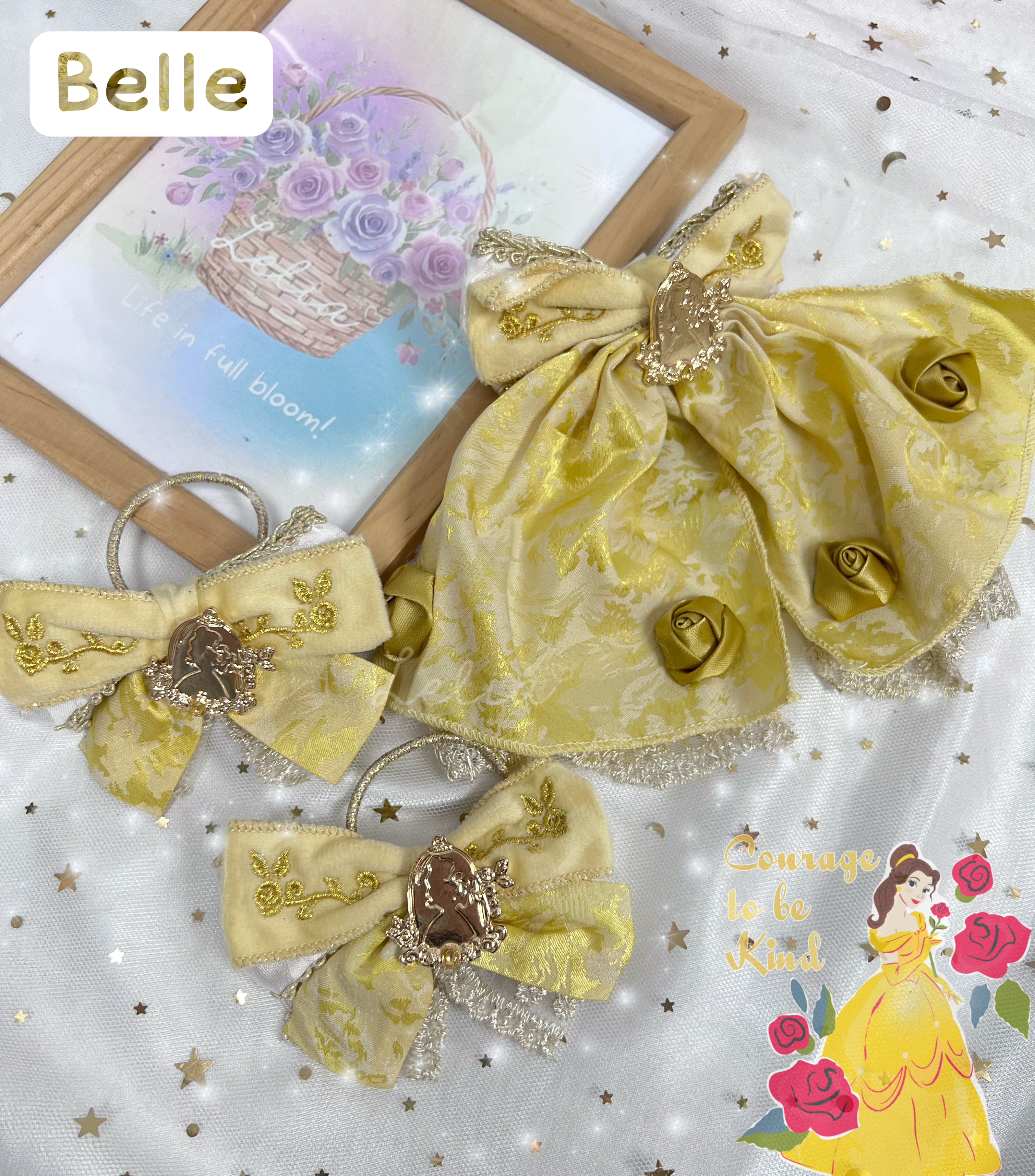 ▫️現貨▫️多款公主頭飾套裝Elsa/Anna/Jasmine/Belle/Rapunzel