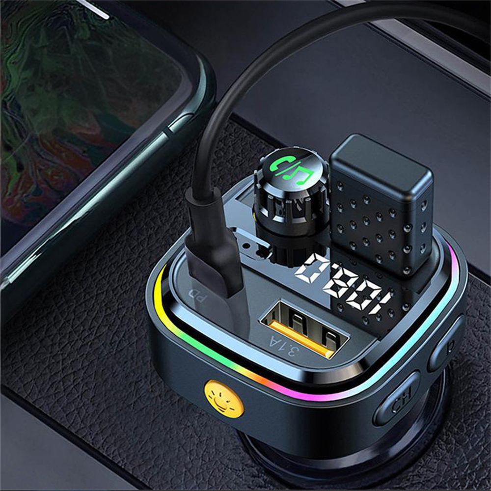 車載多功能手機充電器 藍牙MP3音樂播放器 FM發射器 PD25W快充 UB0246