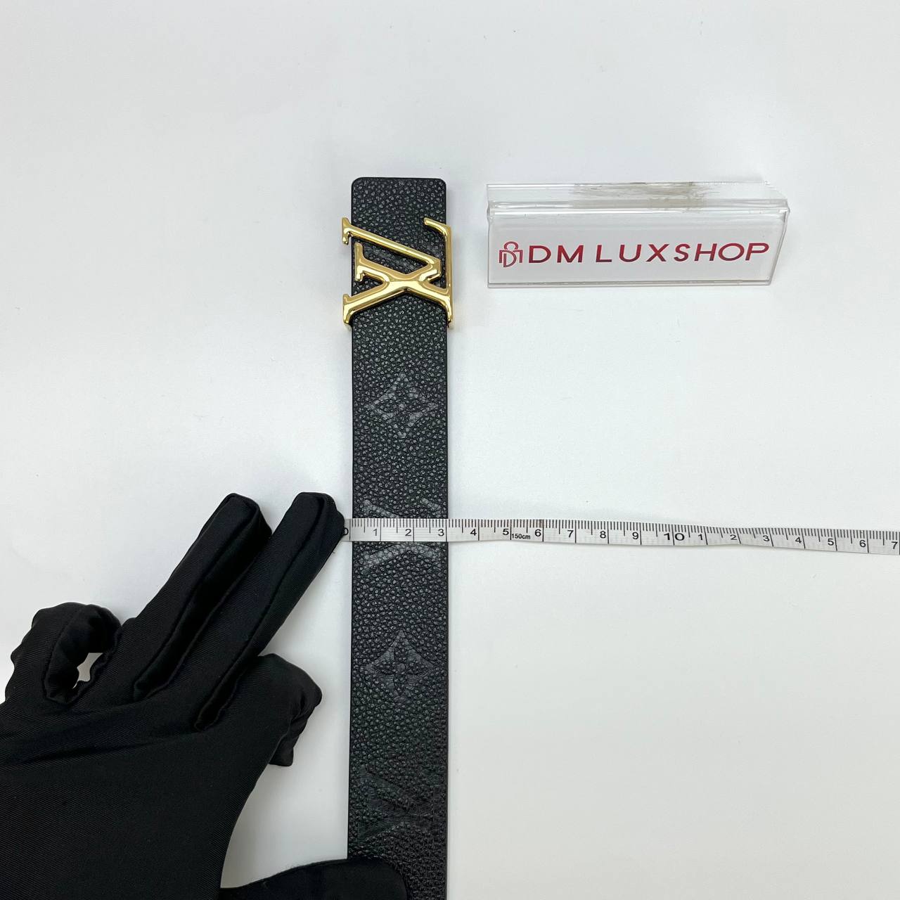 LV Black Iconic 30mm Reversible Belt GHW