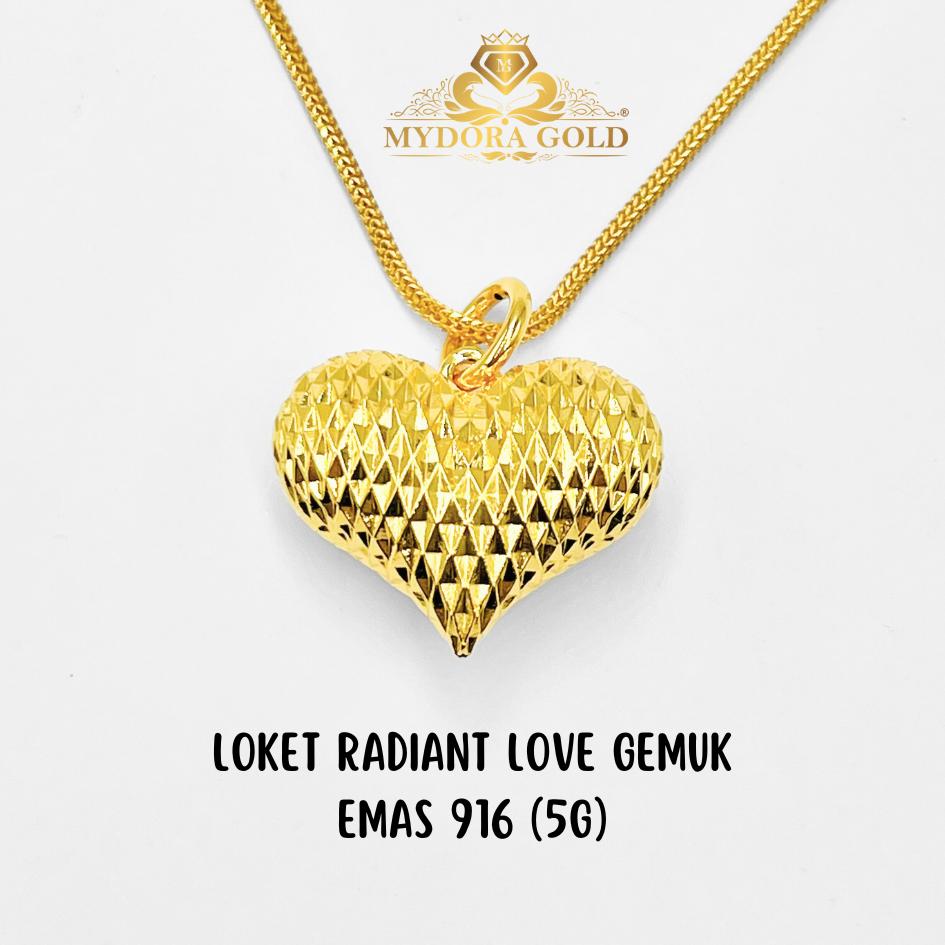 MYDORA Loket Radiant Love Gemuk (5G) l EMAS 916/22K