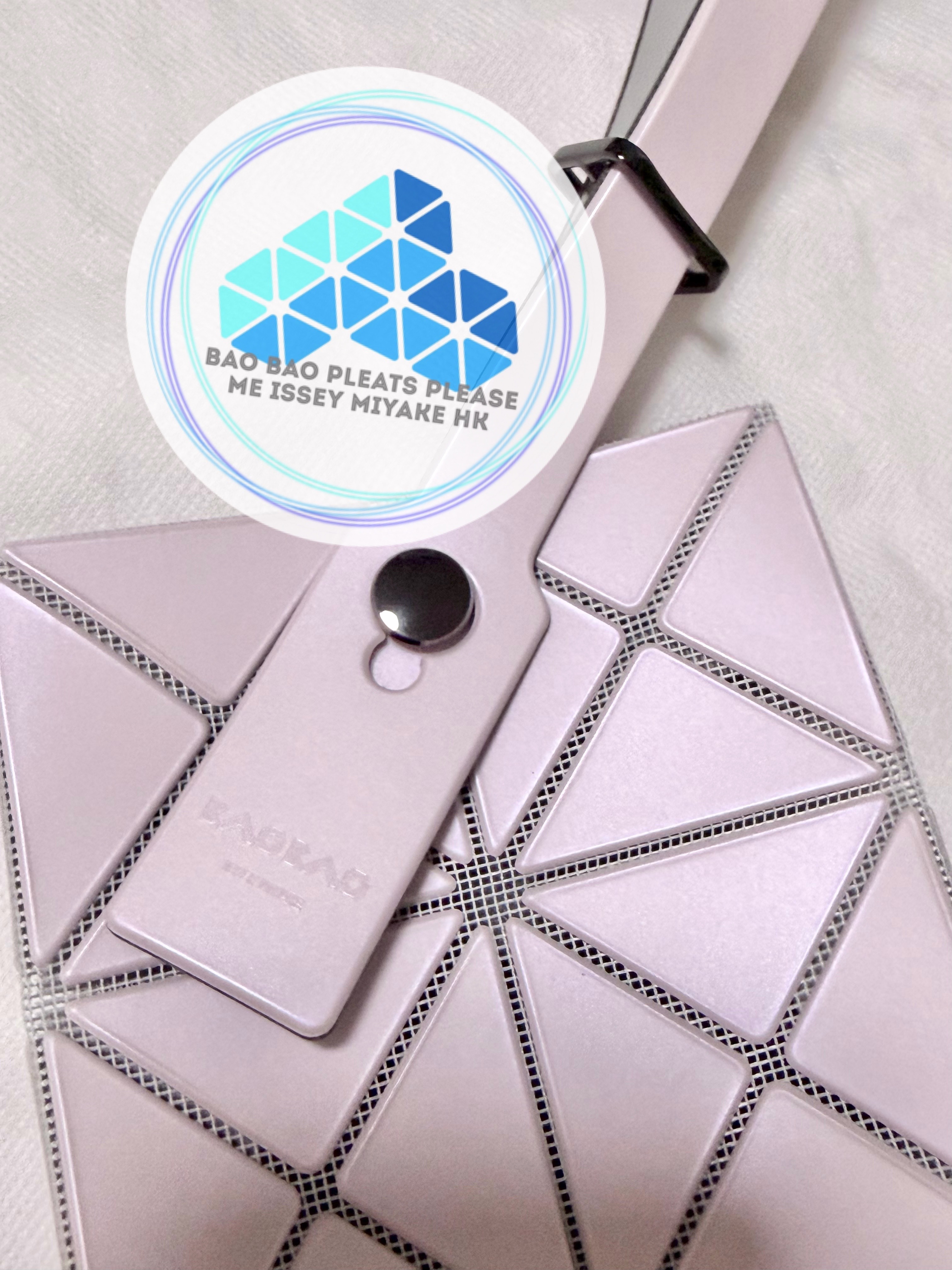 BAO BAO Lucent frost mini bag珍珠淺粉迷你手提袋