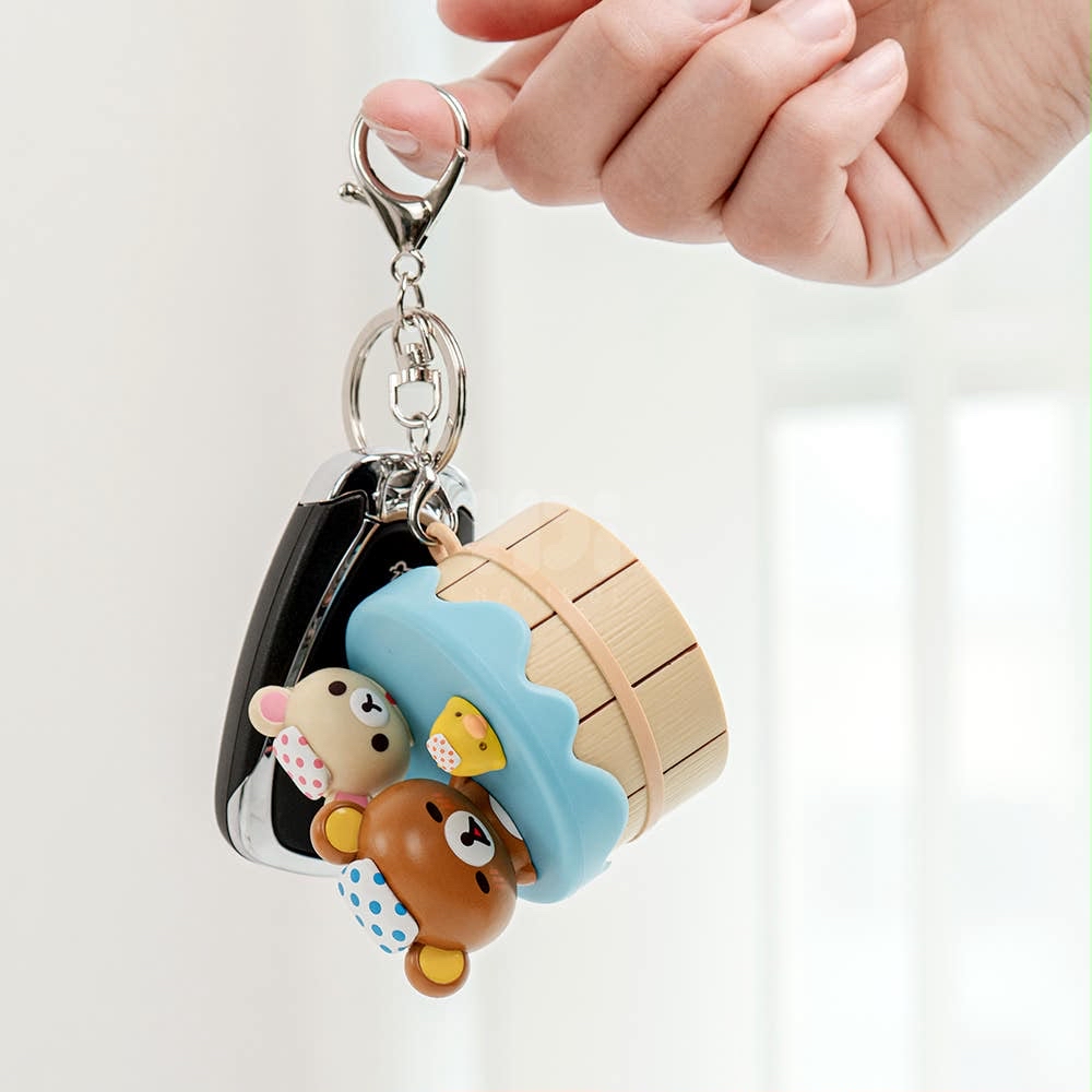 《預訂貨品》全新韓國限定 Rilakkuma 澡堂系列匙扣