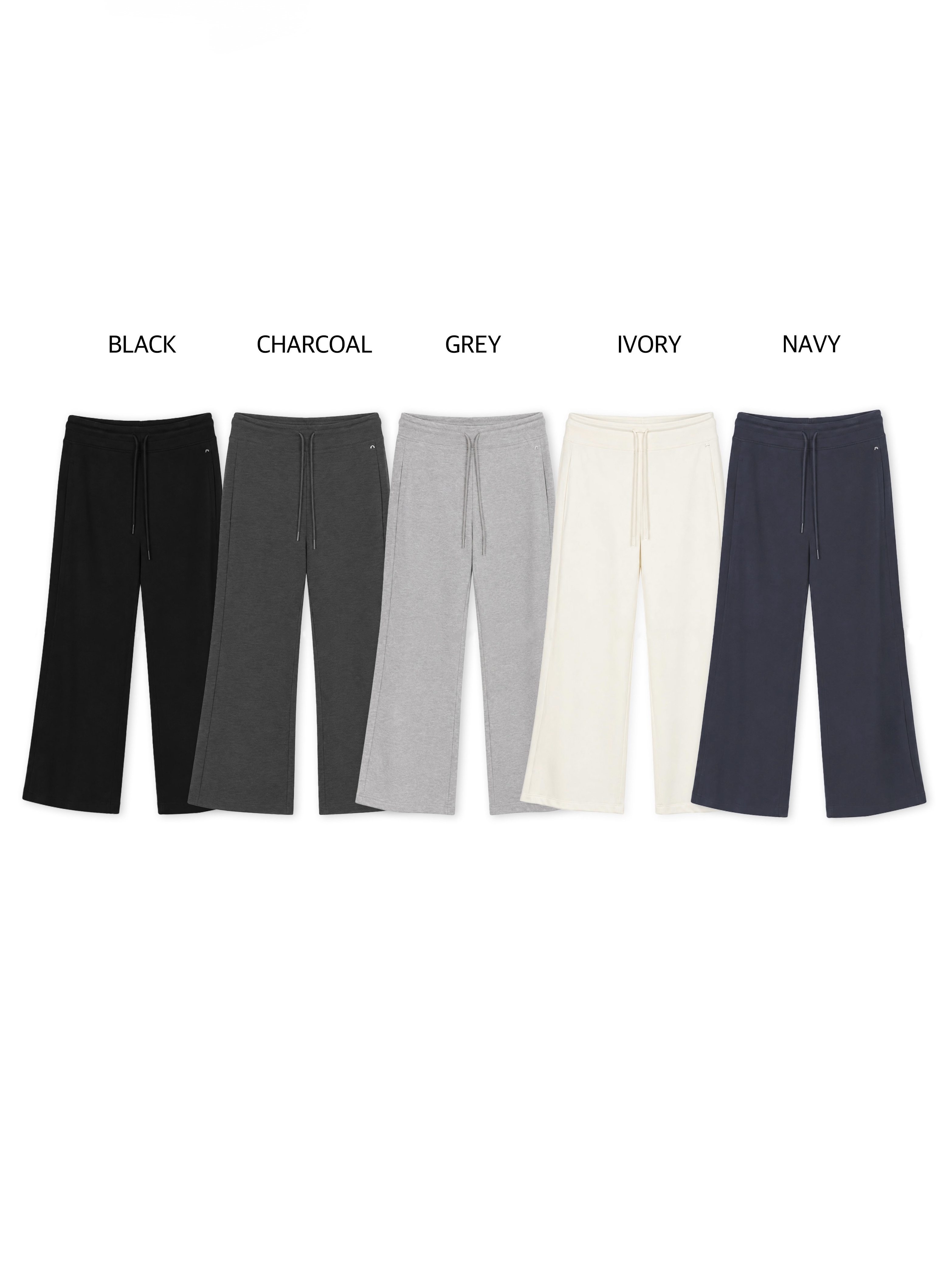 Fold-Over Wide-Leg Sweatpants