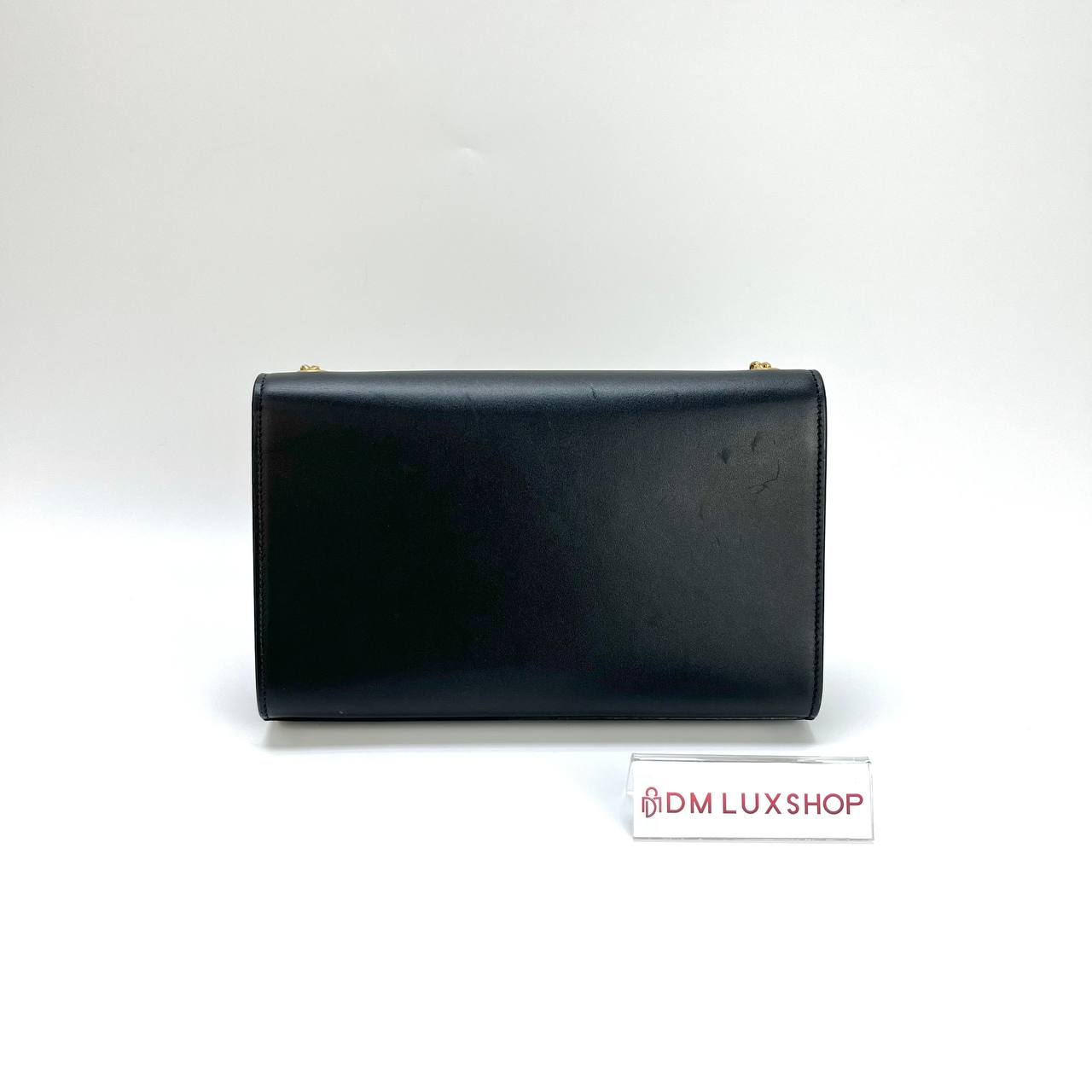 YSL Black Medium Kate Tassel Chain Shoulder Bag GHW