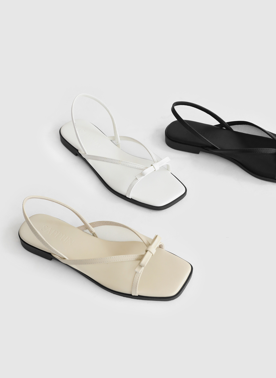 [代購] Sappun Berian Ribbon Sandals (1.5cm)