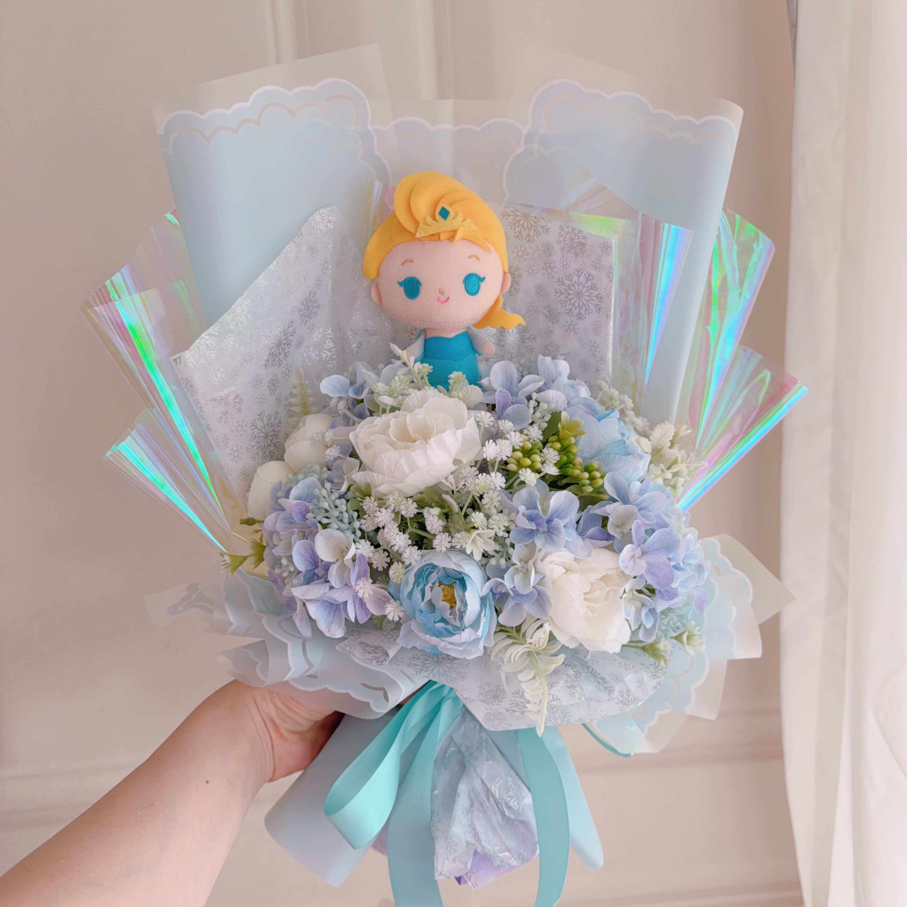 (現貨)Elsa公仔花