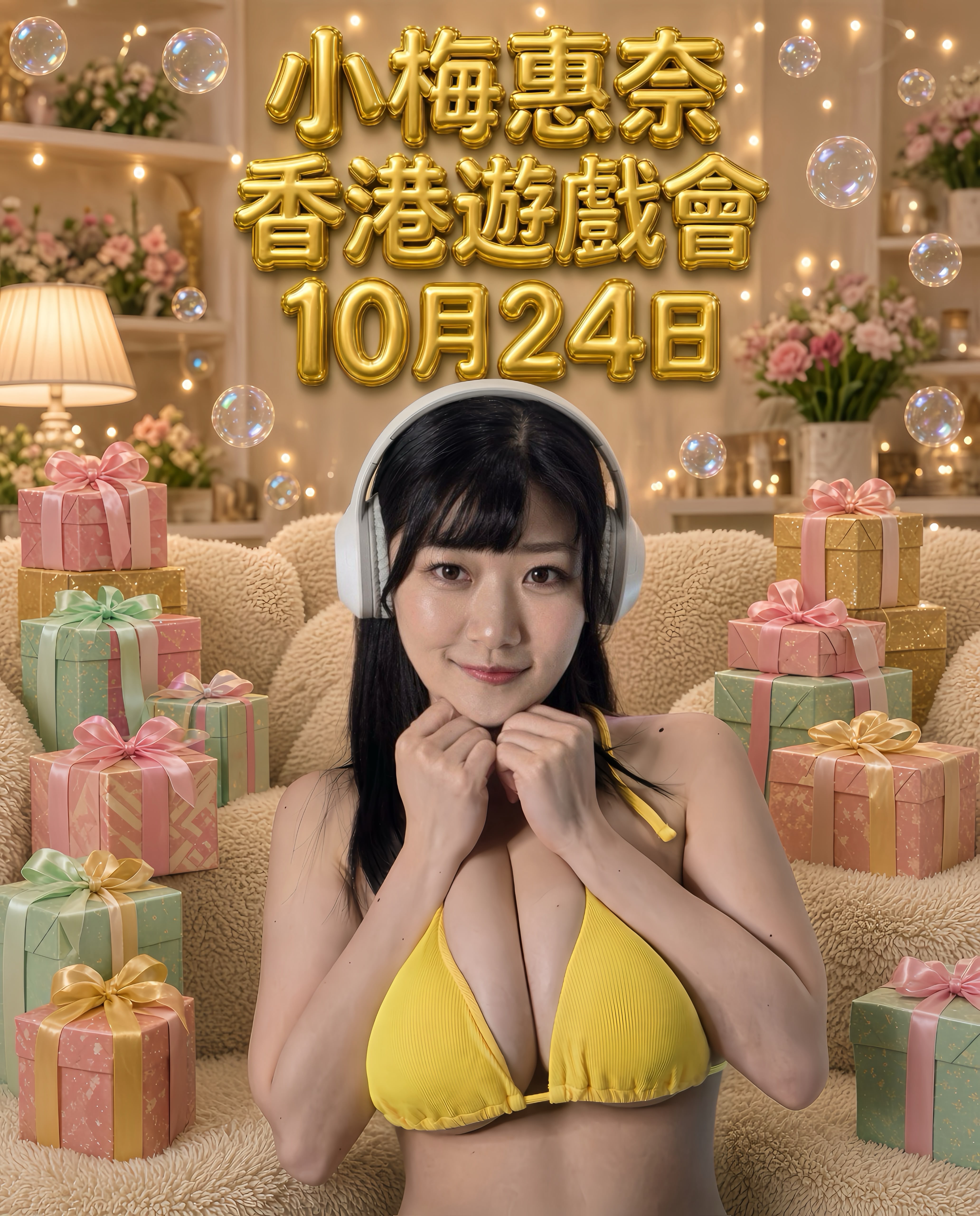 小梅惠奈 遊戲會①《小熊圍裙》