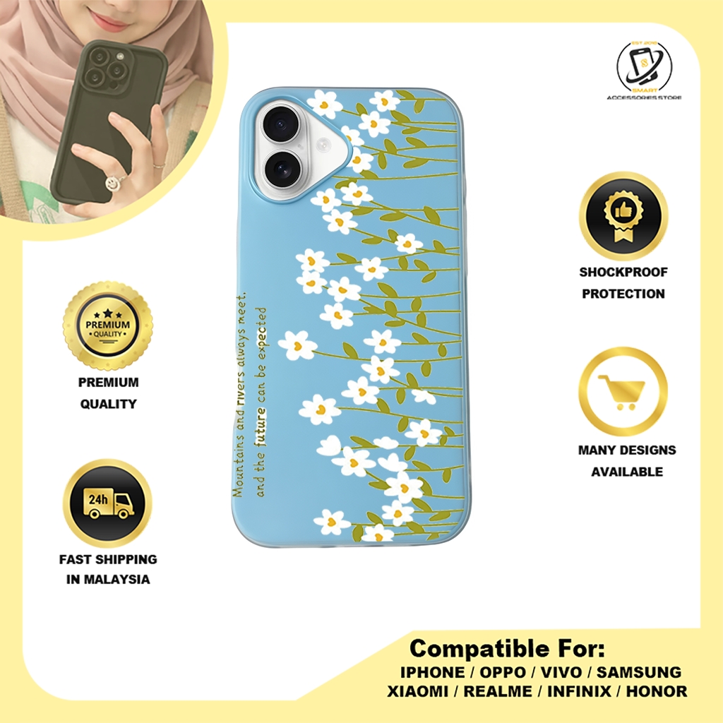 JELLY CASE PHONE FOR IPHONE - DESIGN FLOWER A1