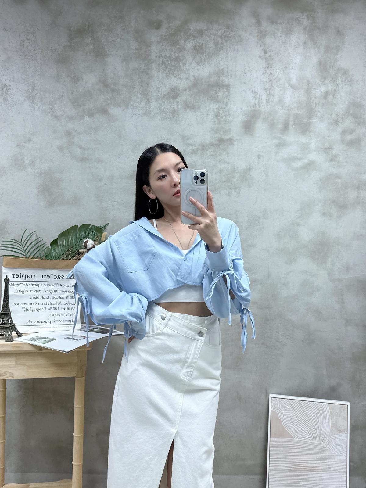 F26 打結蝴蝶䄂外套