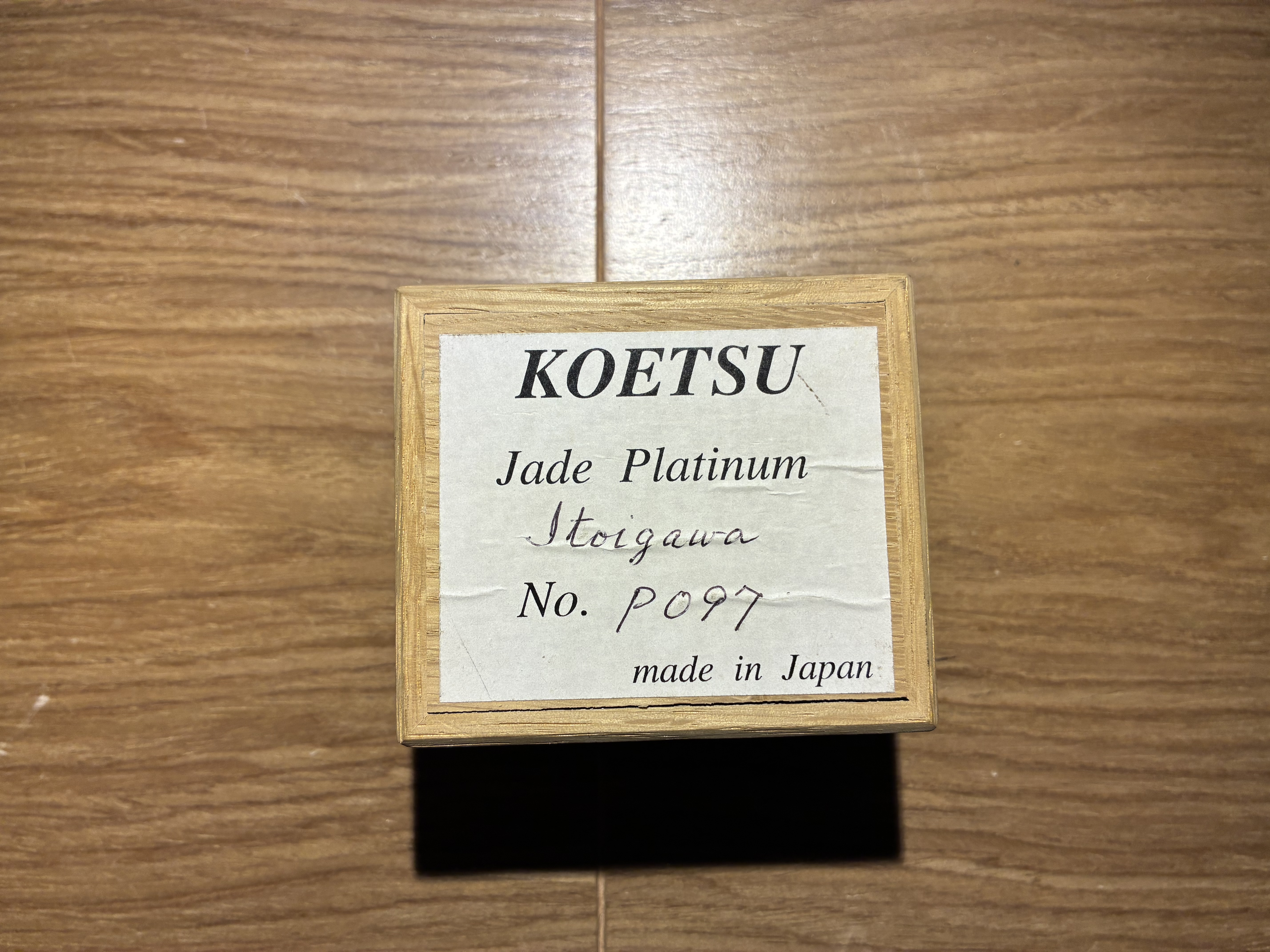 光悅 JADE PLATINIUM唱頭(使用品）