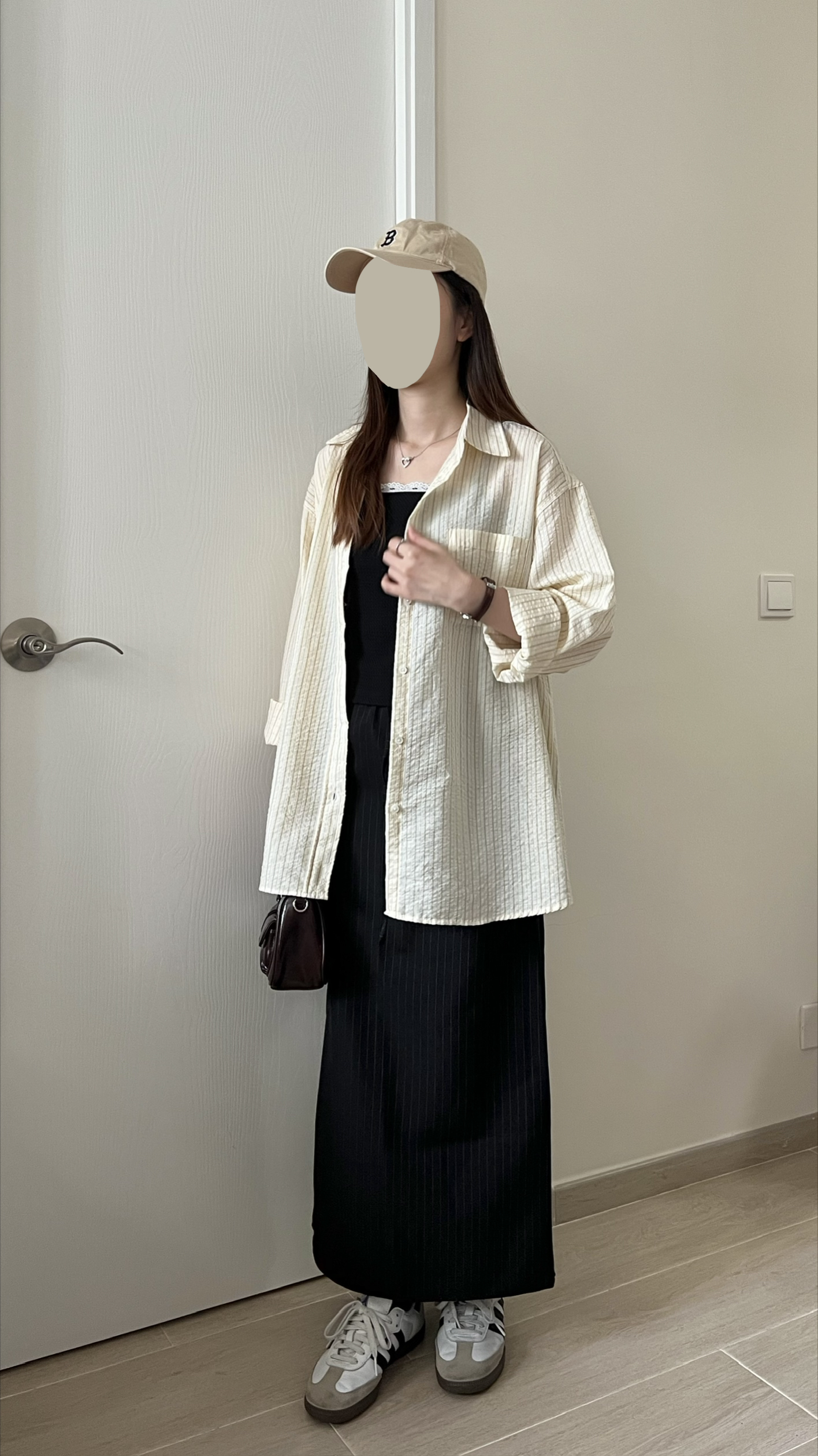 檸檬皺皺條紋恤衫 免熨