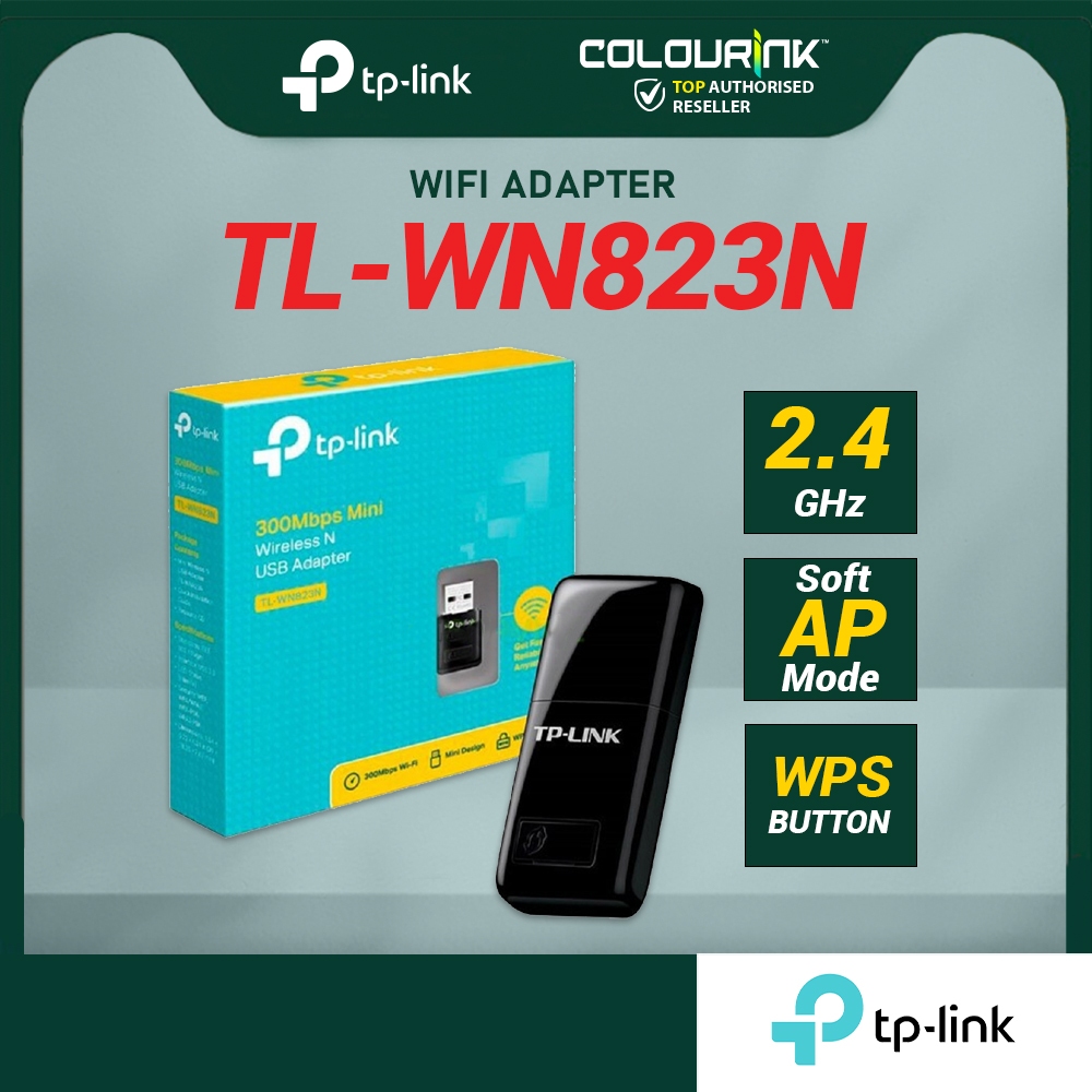 Tp-Link TL-WN823N Mini USB WiFi Dongle 300mbps