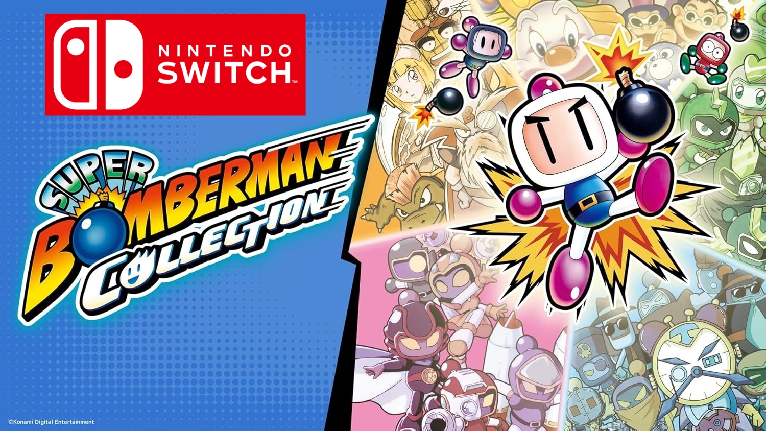 【預售 27/8】NS 超級炸彈人合集【限定版】Super Bomberman Collection【Limited Edition】中/英/日文  (日文封面) PO0441