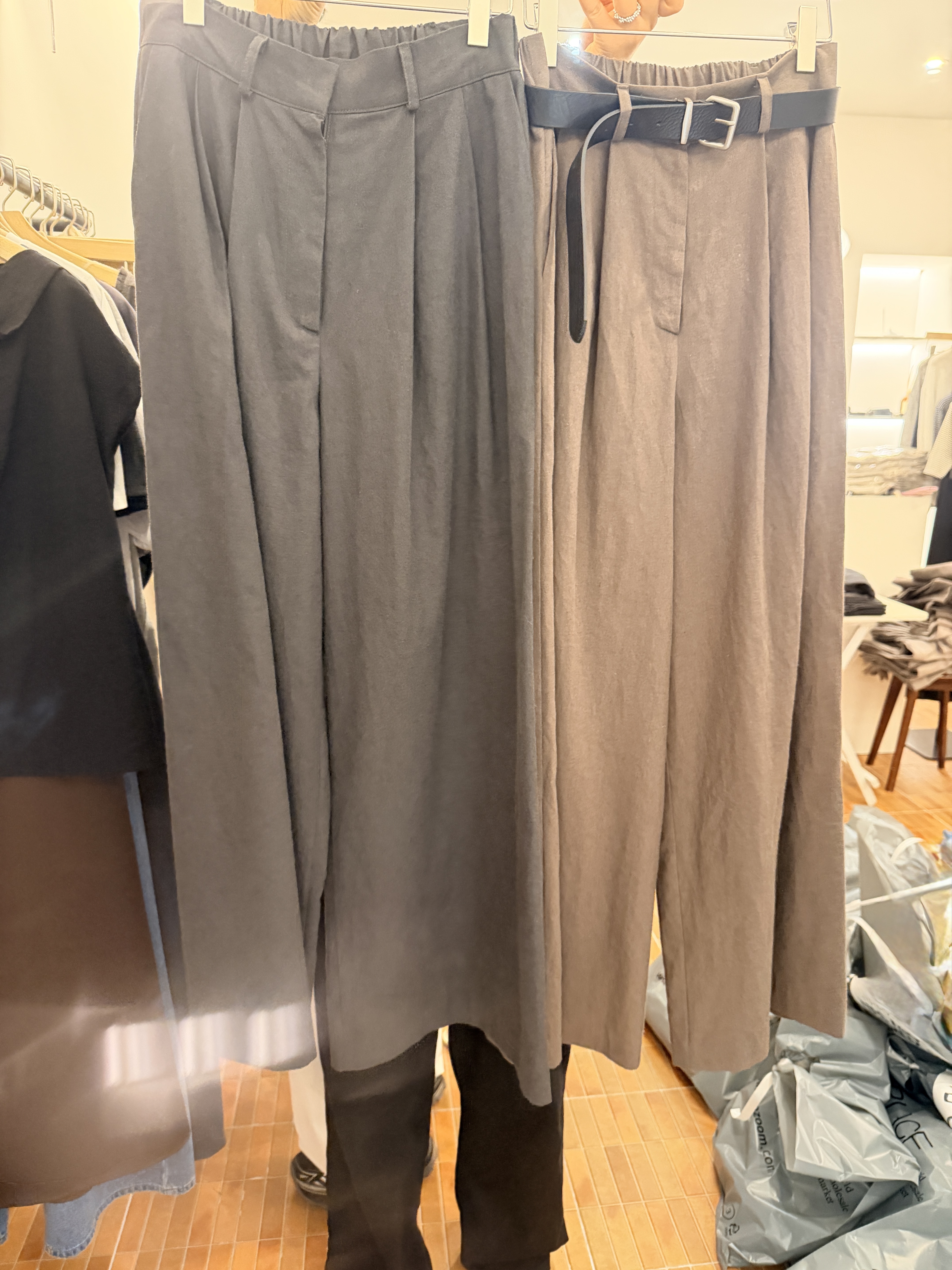 Linen loose pants