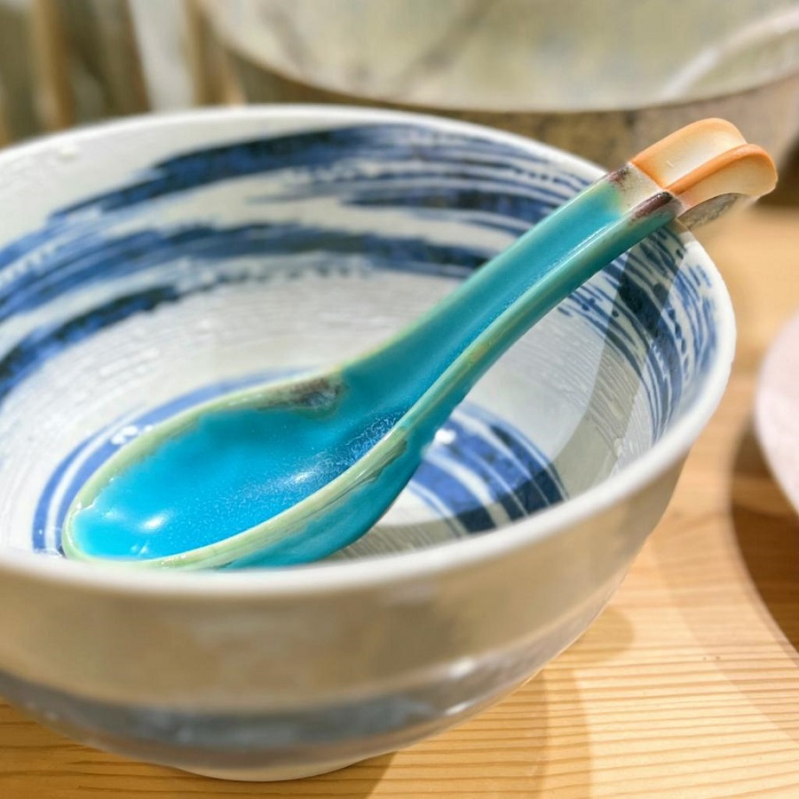 【日本製】美濃燒雙色掛耳手把陶瓷匙羹