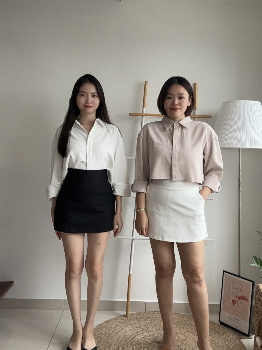S1873 A Line Short Skirt - 3 Colors