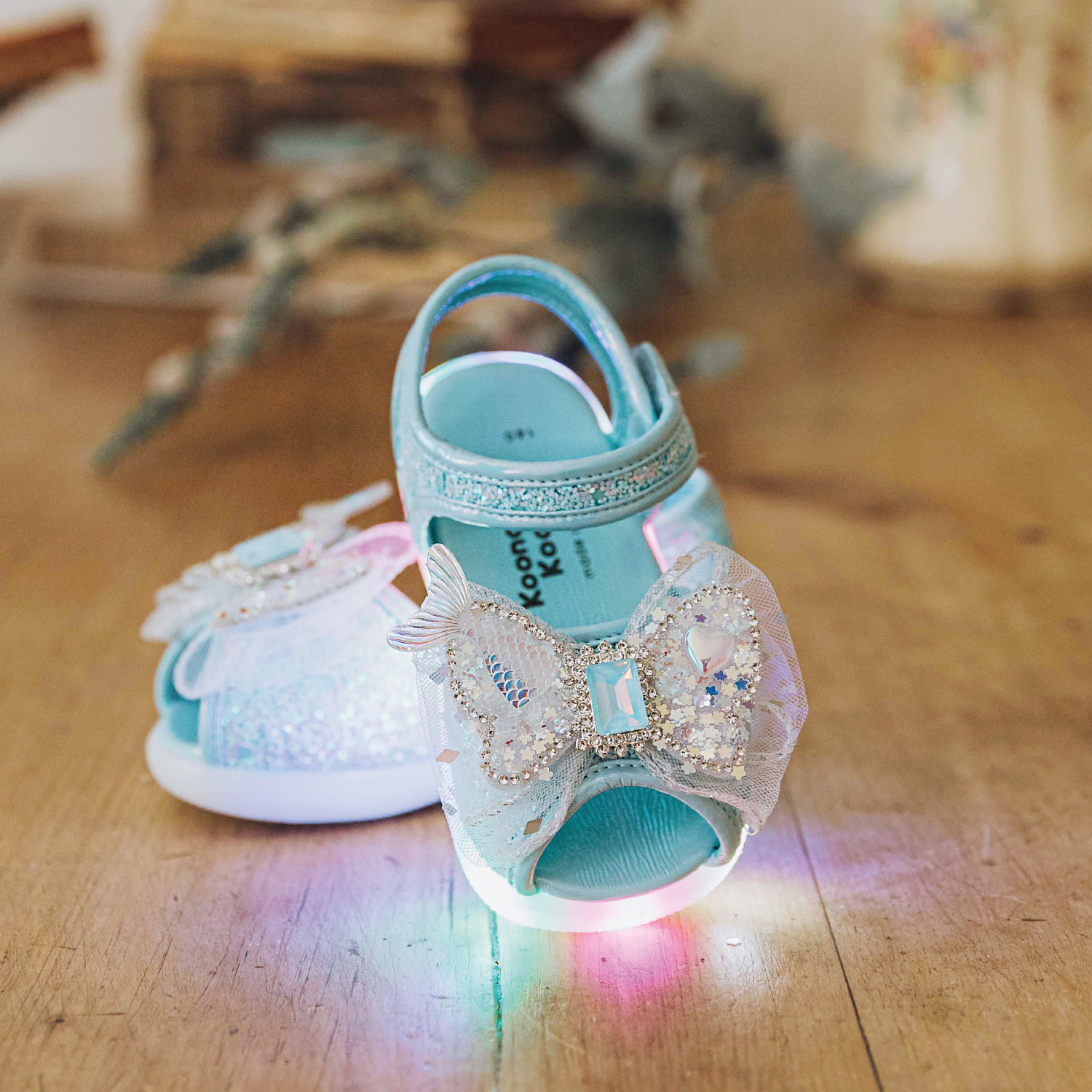 Koongs Koongs Aurora LED Sandals（Blue）
