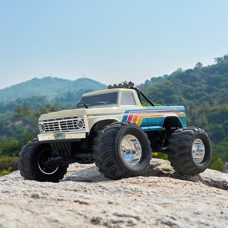 全新 FMS 1/10 Ford F100 Monster Truck | 無刷大腳車 | 2WD 後驅 | 福特授權 | 無刷 | 藍色