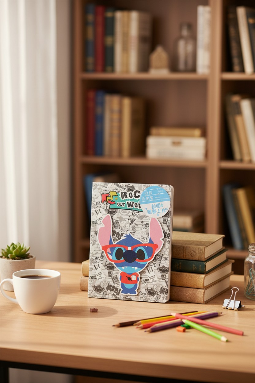 A6加厚定頁筆記 STITCH (DPNA-5011B)